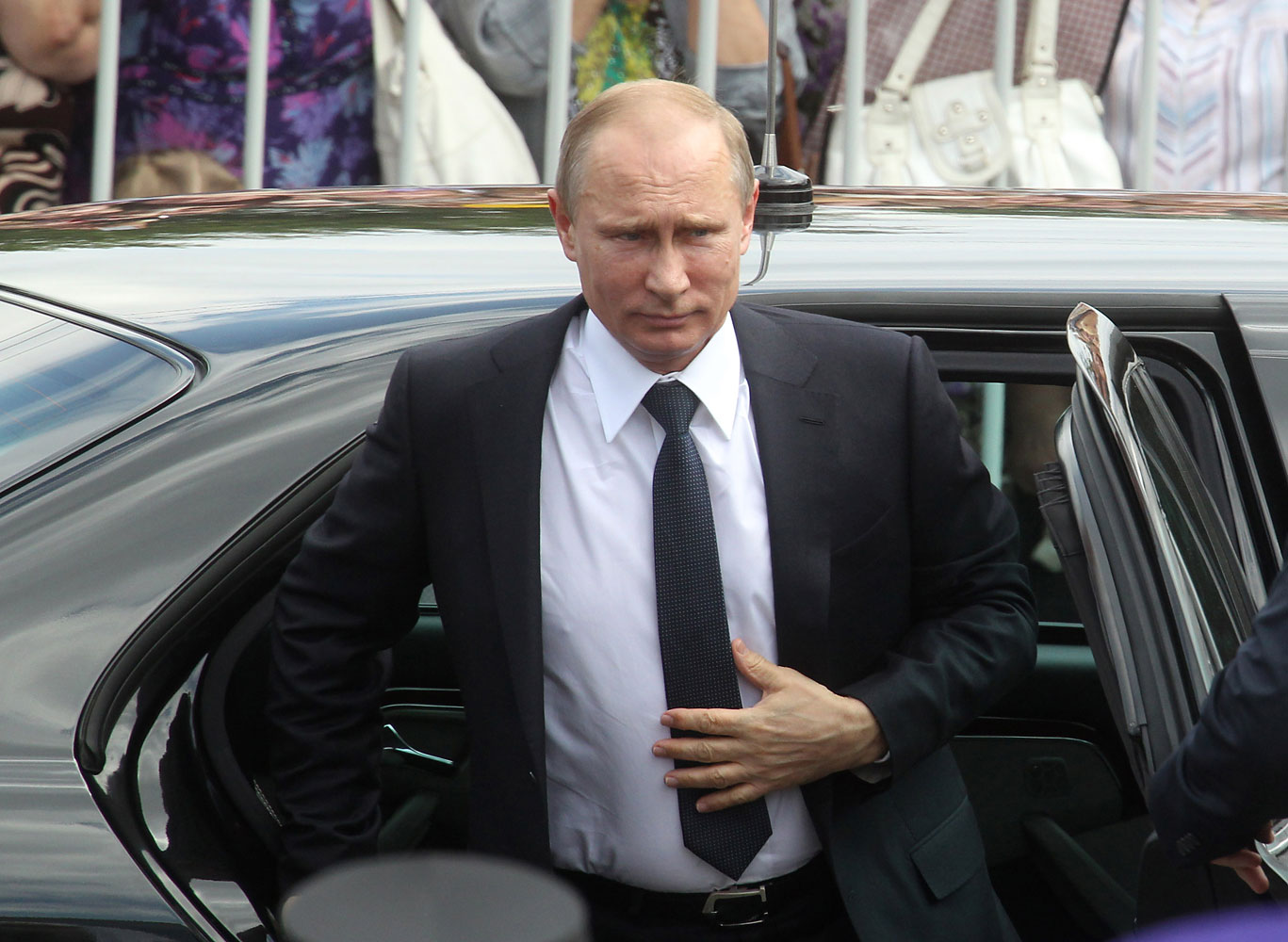 Russian President Vladimir Putin visits the Trinity lavra of St.Sergius