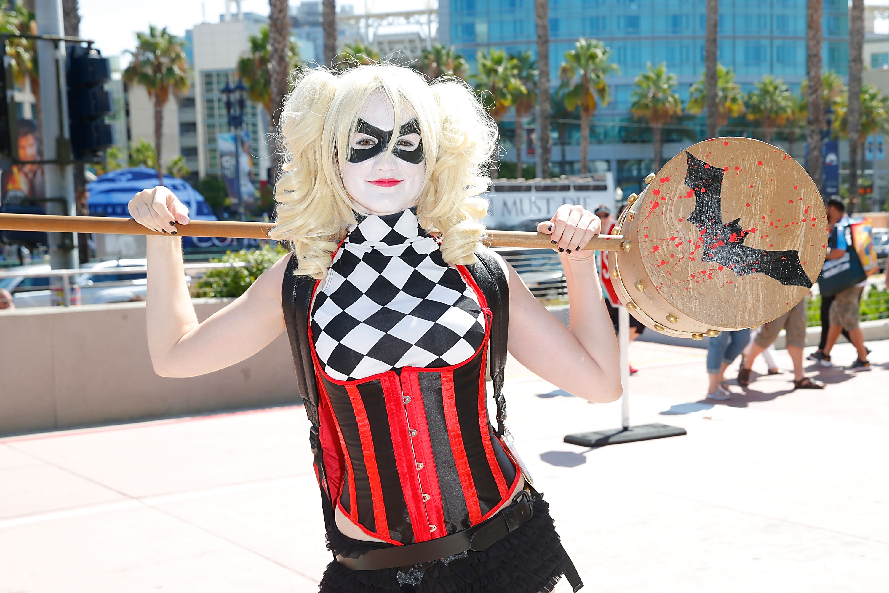 A costumed guest attends Comic-Con International 2014 - Day 1 on July 24, 2014 in San Diego, California. (Joe Scarnici&mdash;FilmMagic)