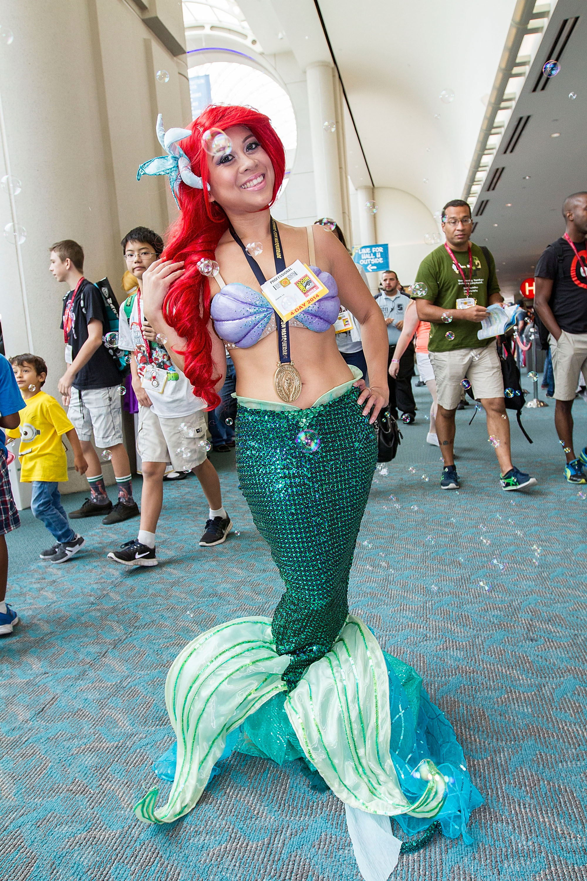 Costumed fan Joanne Lu attends Comic-Con International at San Diego Convention Center on July 27, 2014 in San Diego.