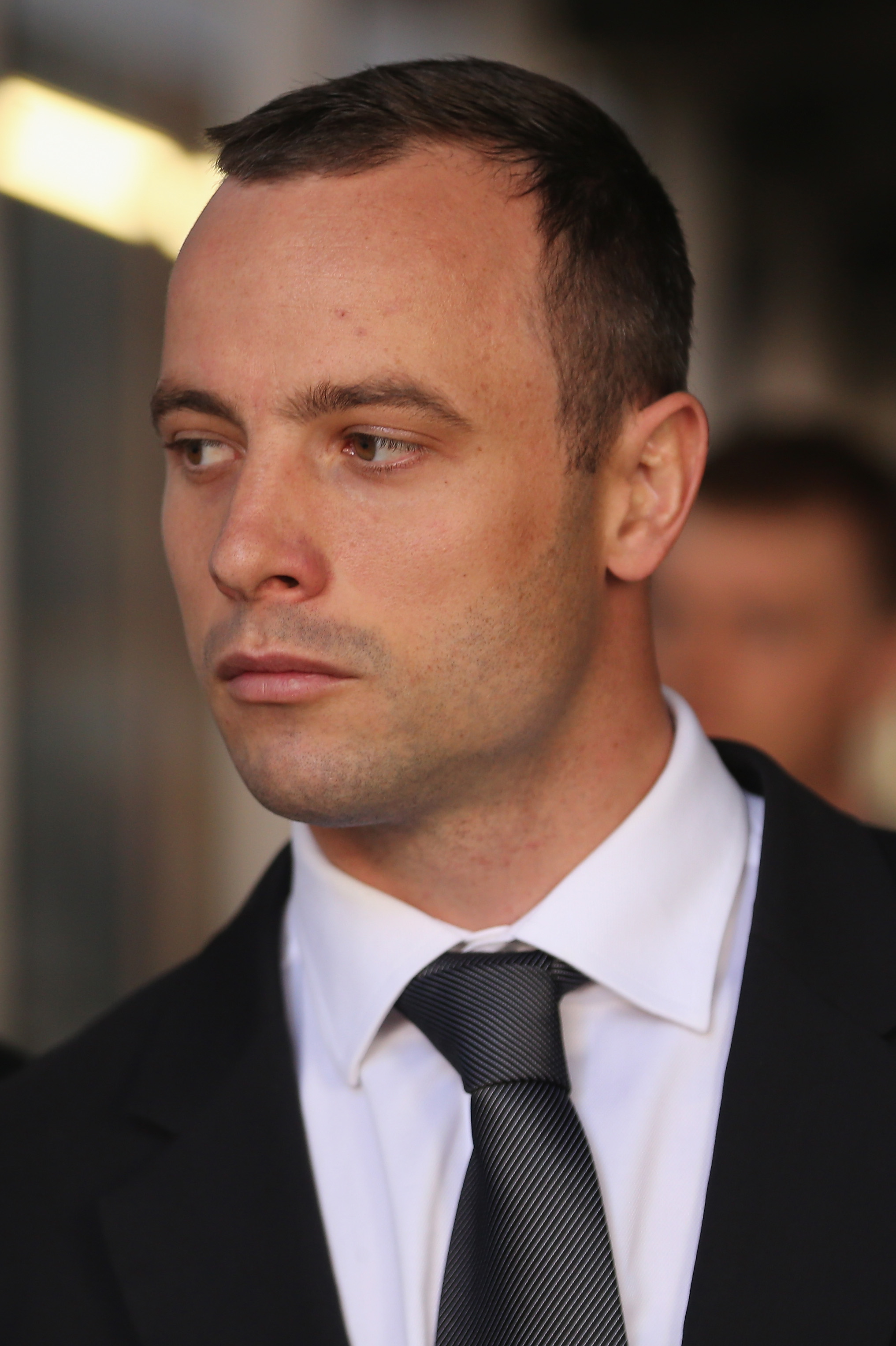 Oscar Pistorius leaves North Gauteng High Court after the judge ordered that he should undergo mental evaluation on May 14, 2014 in Pretoria, South Africa. (Christopher Furlong&amp;mdash;Getty Images)