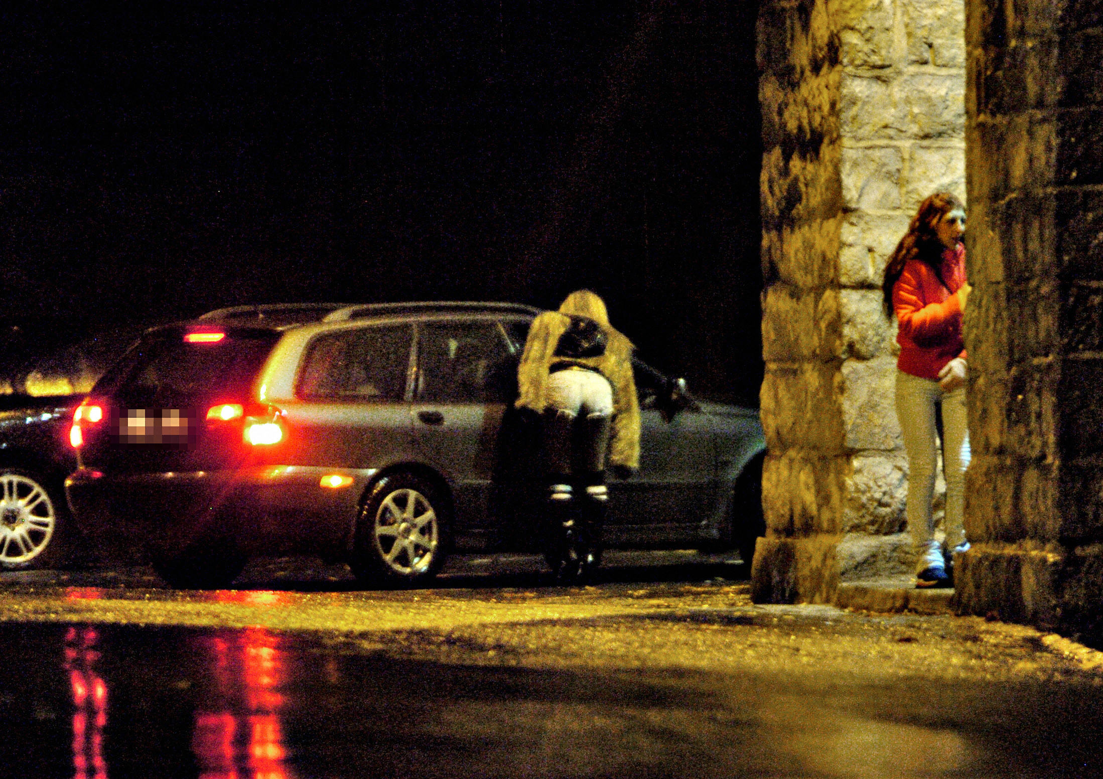 A prostitute working on the street in central Oslo. (AFP&mdash;AFP/Getty Images)
