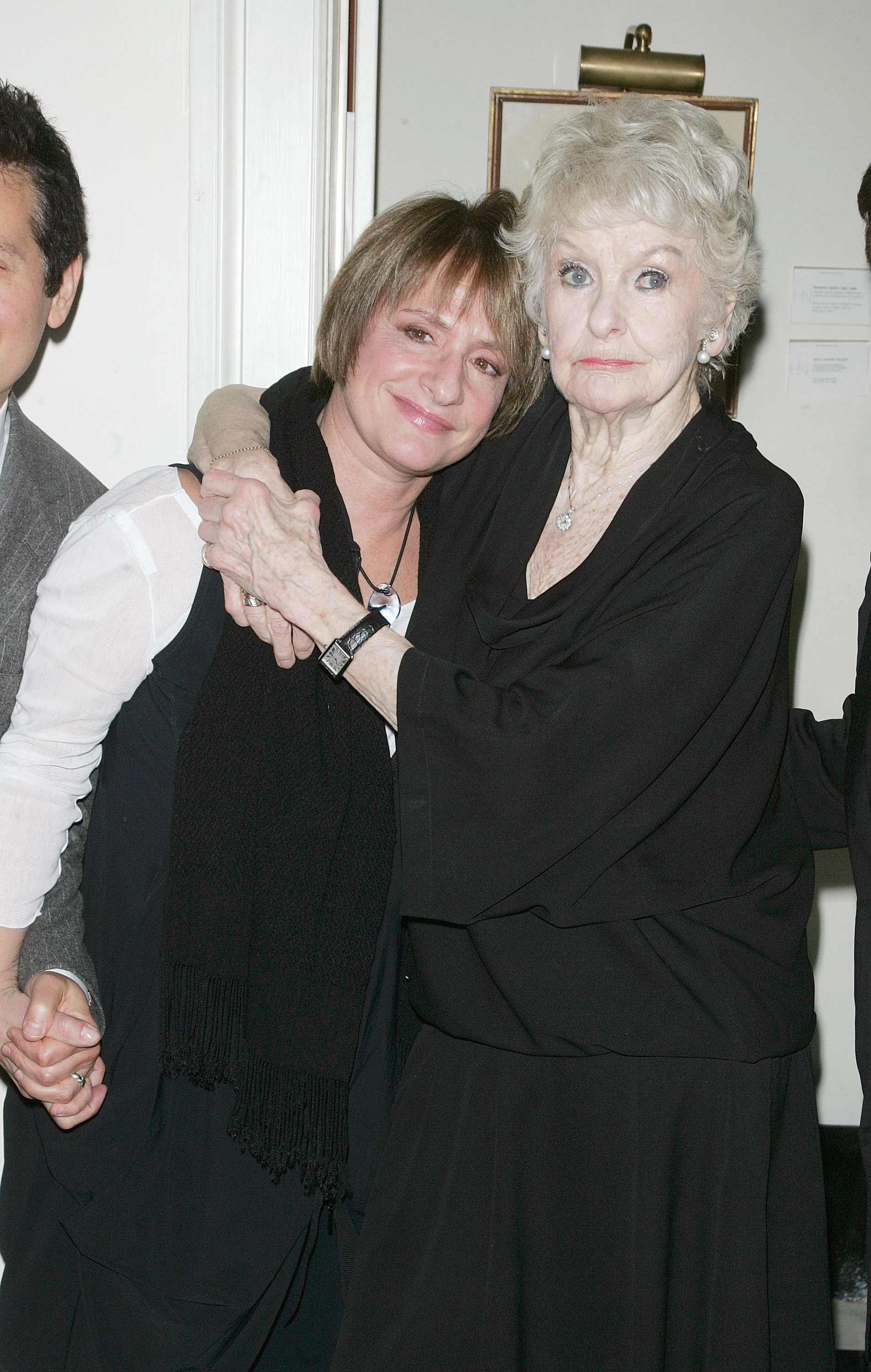 Patti LuPone and Elaine Stritch attend  the final night of "At Home At The Carlyle: Elaine Stritch Singin' Sondheim...One Song At A Time" at the Cafe Carlyle on February 2, 2010 in New York City. Elaine also celebrated her 85th Birthday on the final performance of her cabaret show. (Jim Spellman&mdash;WireImage)