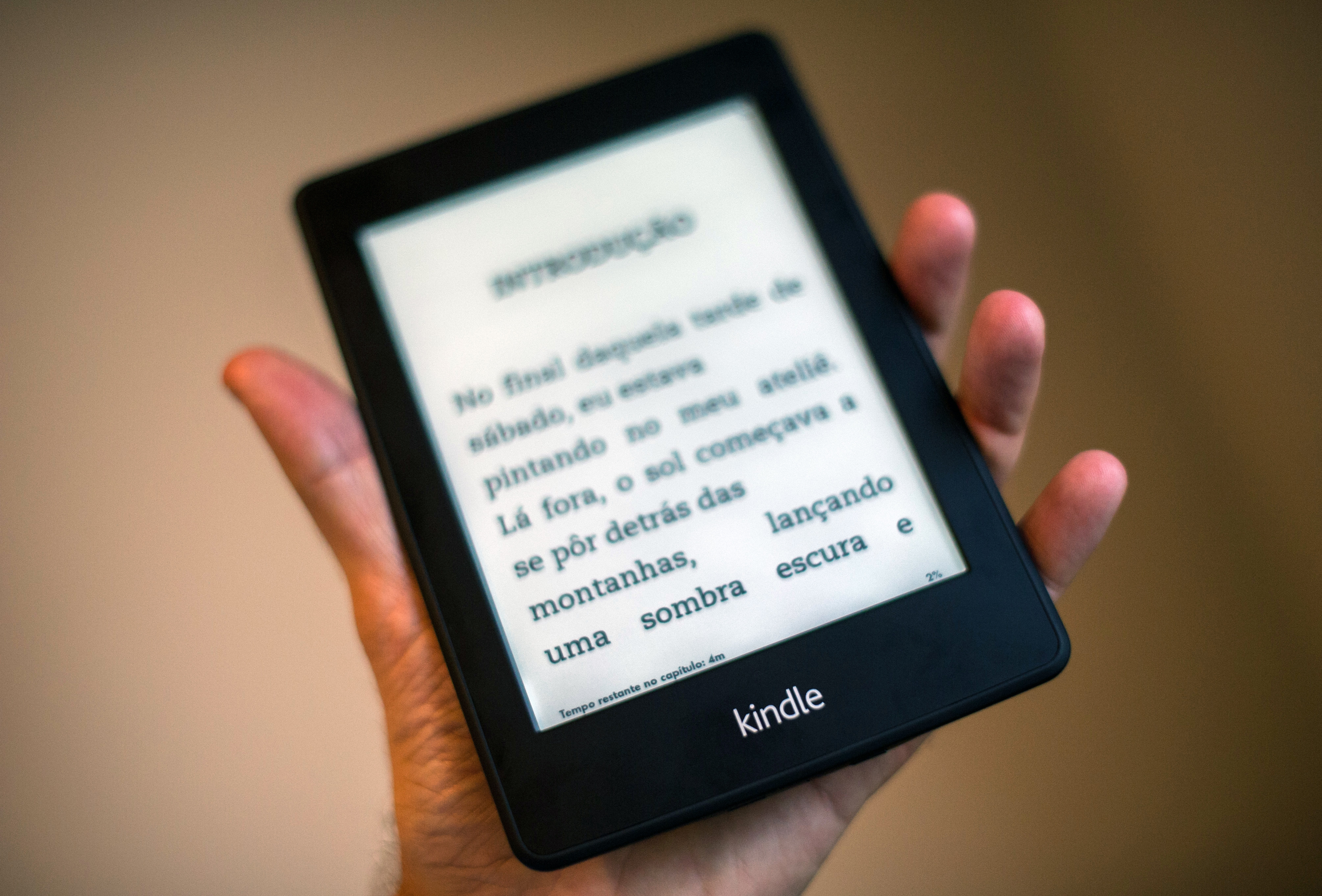 Amazon Kindle in Sao Paulo, Brazil on March 15, 2013. (Yasuyoshi Chiba—AFP/Getty Images)