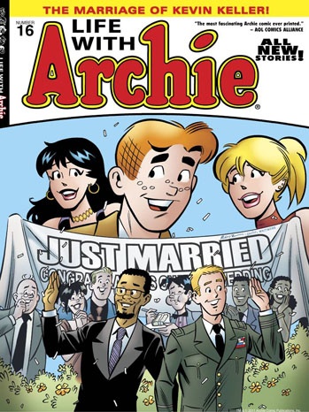 In an installment of Life With Archie first published in 2012, the franchise tackled the issue of gay marriage head on — by putting it on the cover. (The Hollywood Reporter)