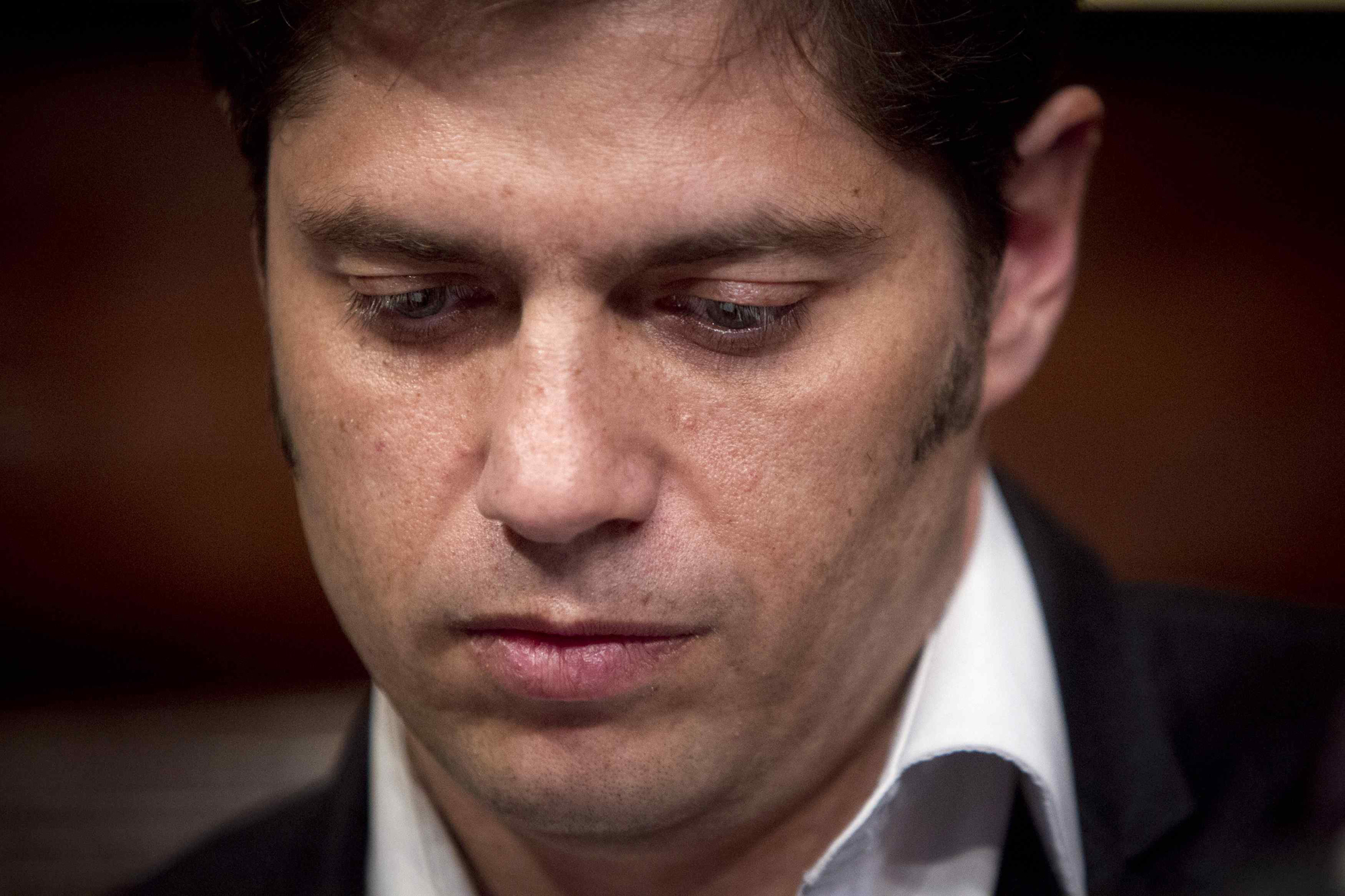 Argentina's Economy Minister Axel Kicillof speaks to the media at a press conference at the Argentine Consulate in New York, July 30, 2014. Economy Minister Axel Kicillof speaks to the media at a press conference at the Argentine Consulate in New York
