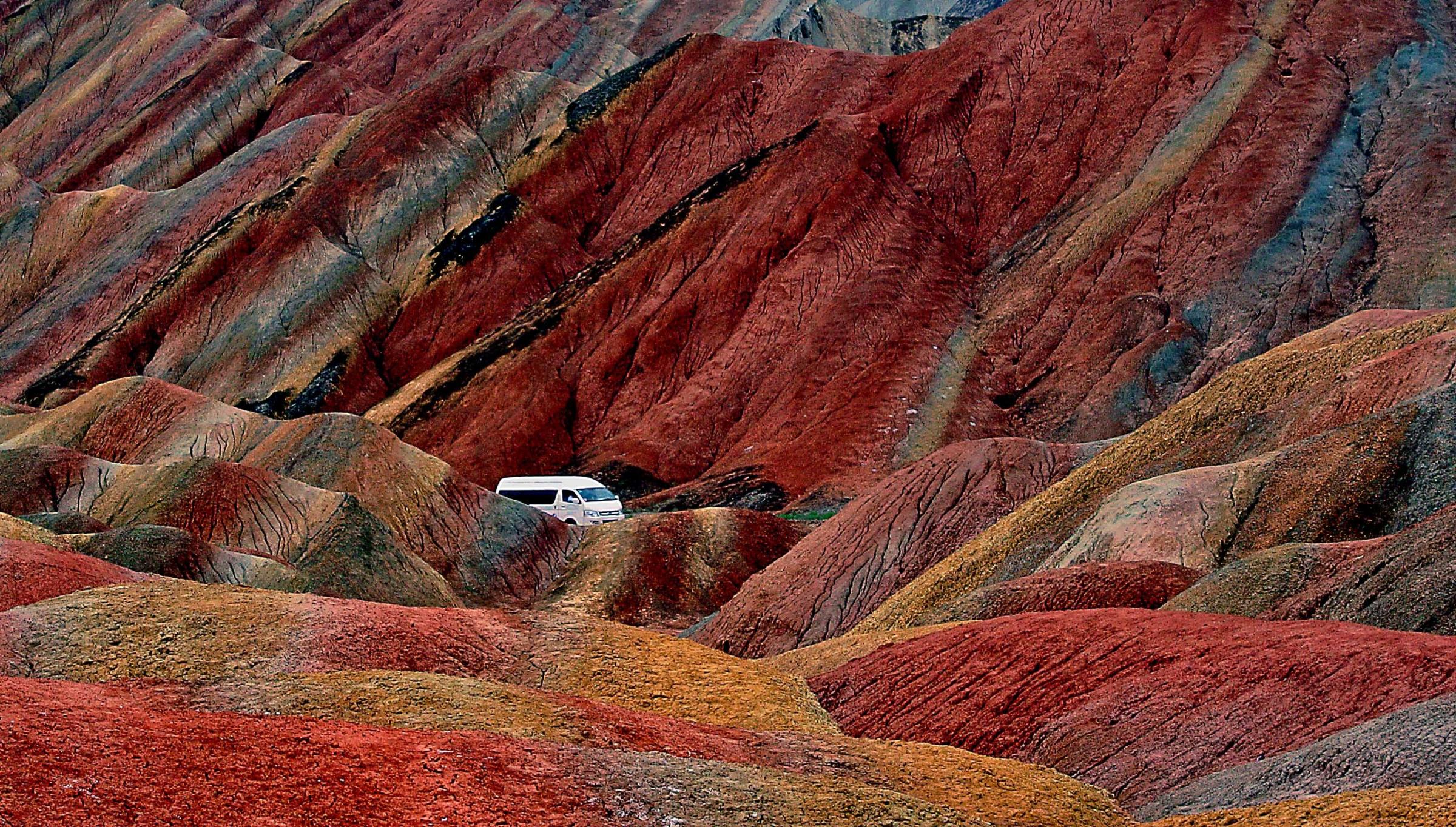 China Danxia Zhangye Red Mountains