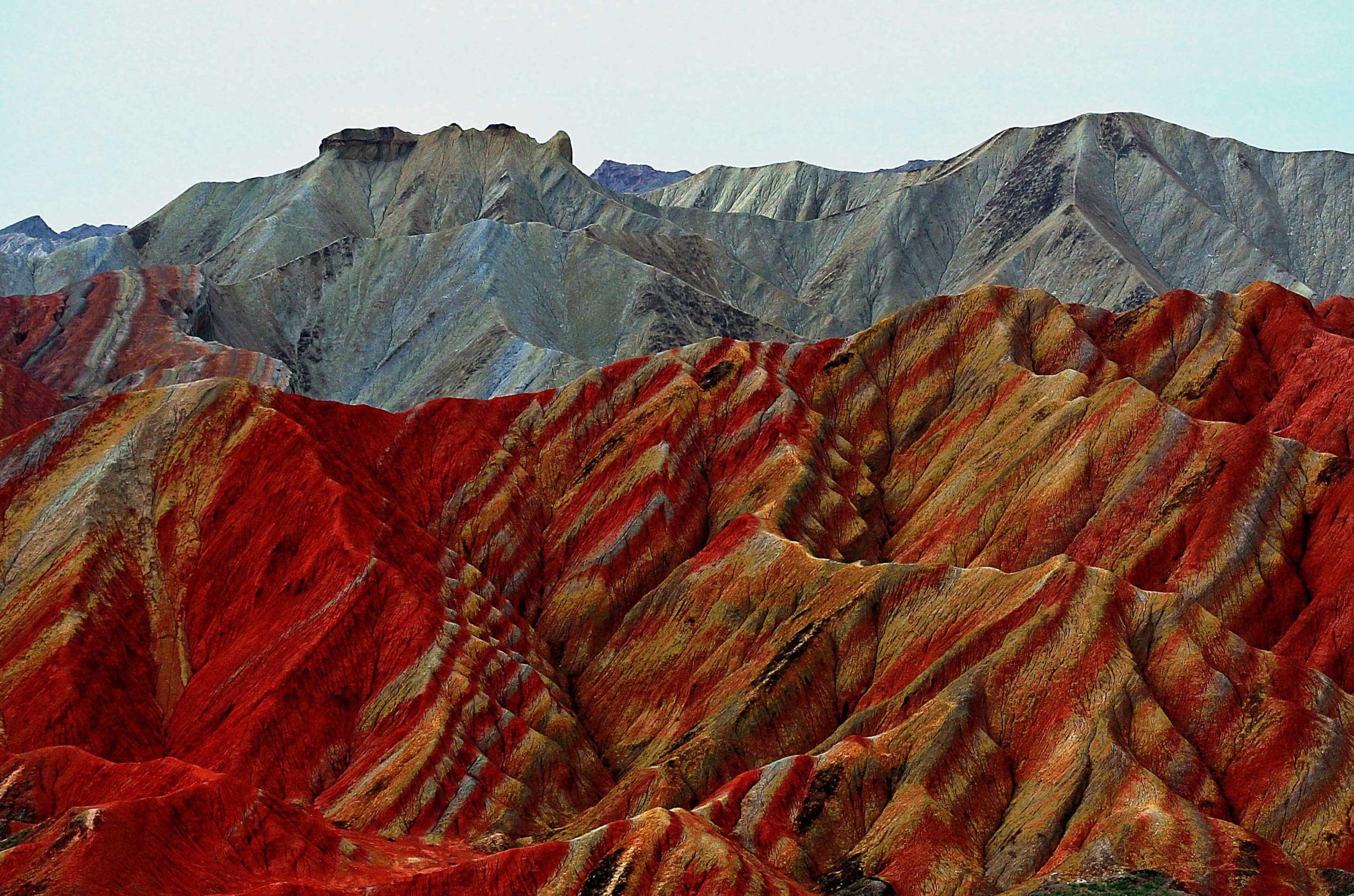 China Danxia Zhangye Red Mountains