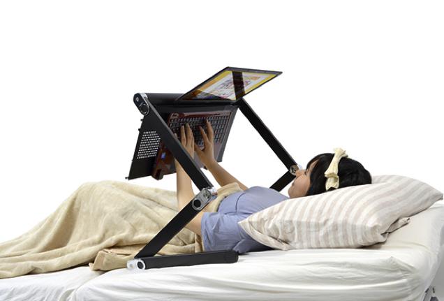 The Japanese Dozing Desk Lets You Work, In Bed Desk