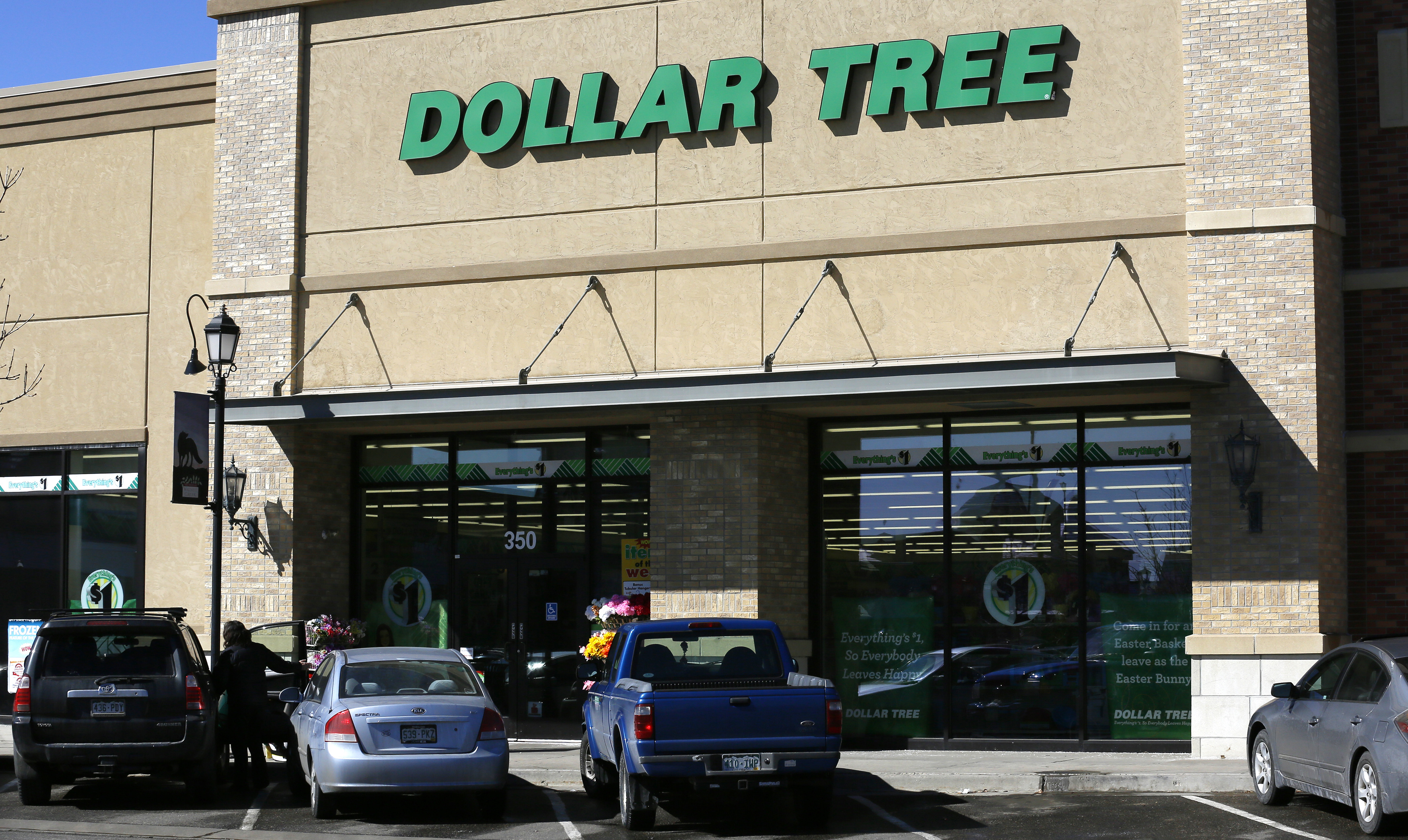 The exterior of a Dollar Tree store in Westminster, Colorado on February 26, 2014. (Rick Wilking—Reuters)