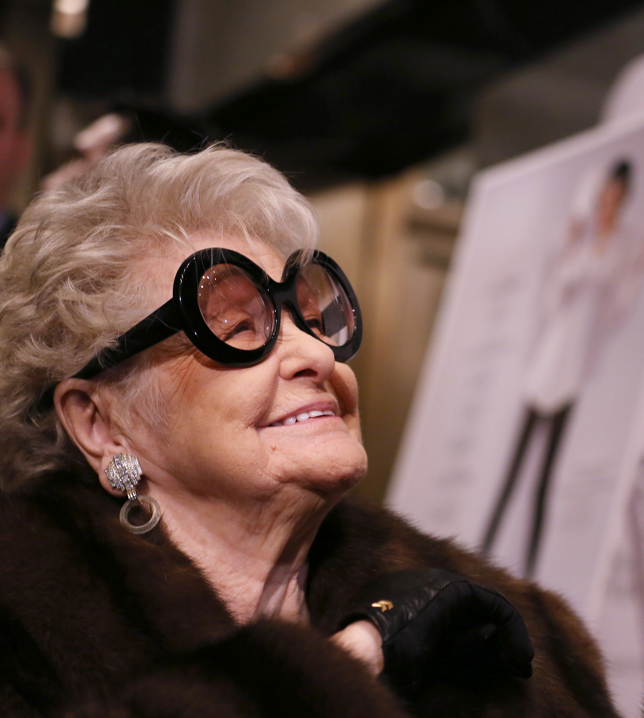 Elaine Stritch attends the "Elaine Stritch: Shoot Me" New York Screening at Paley Center For Media on February 19, 2014 in New York City.