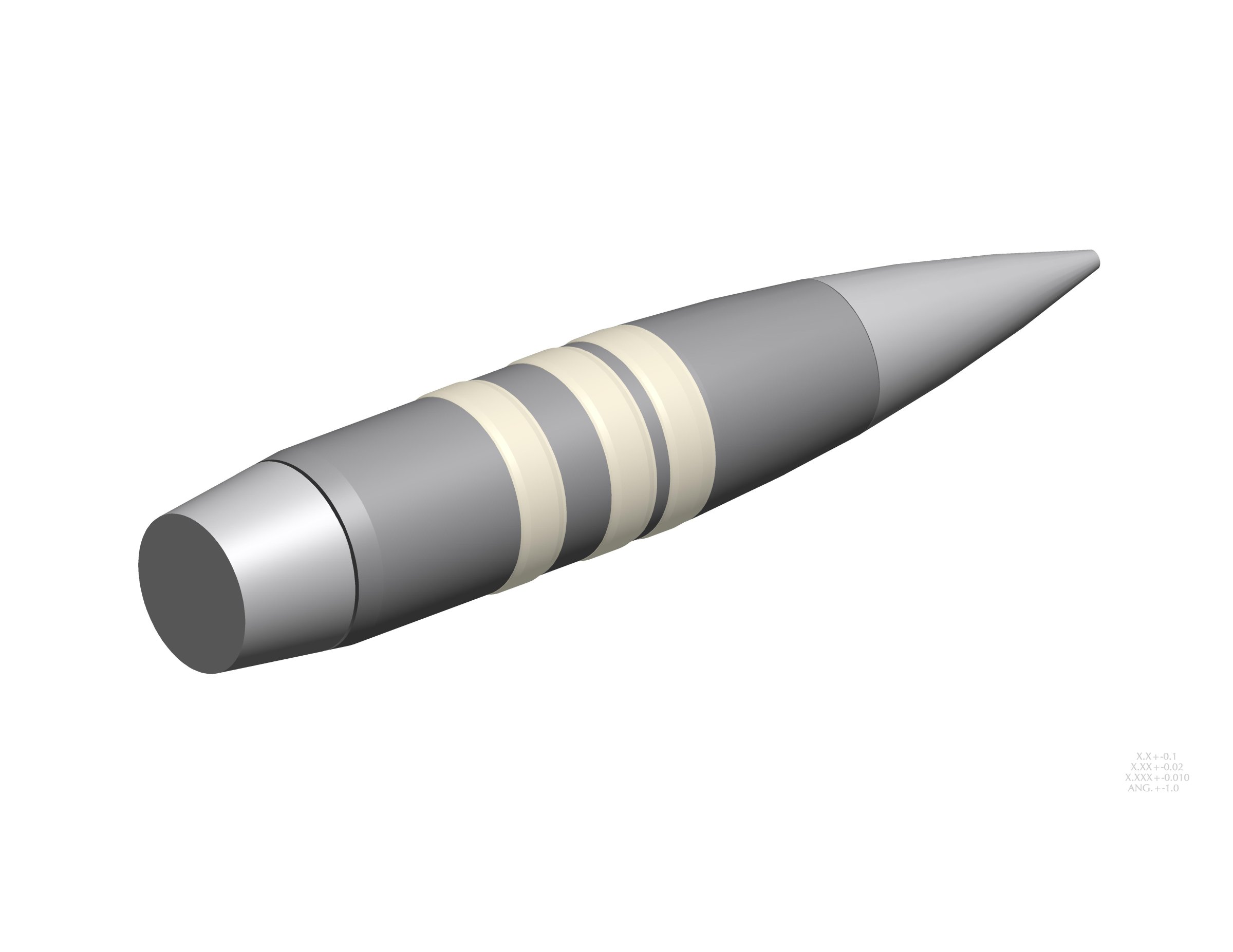 DARPA's Extreme Accuracy Tasked Ordnance (EXACTO) bullet may be precise, but its artist's rendering of the round is pretty vague.