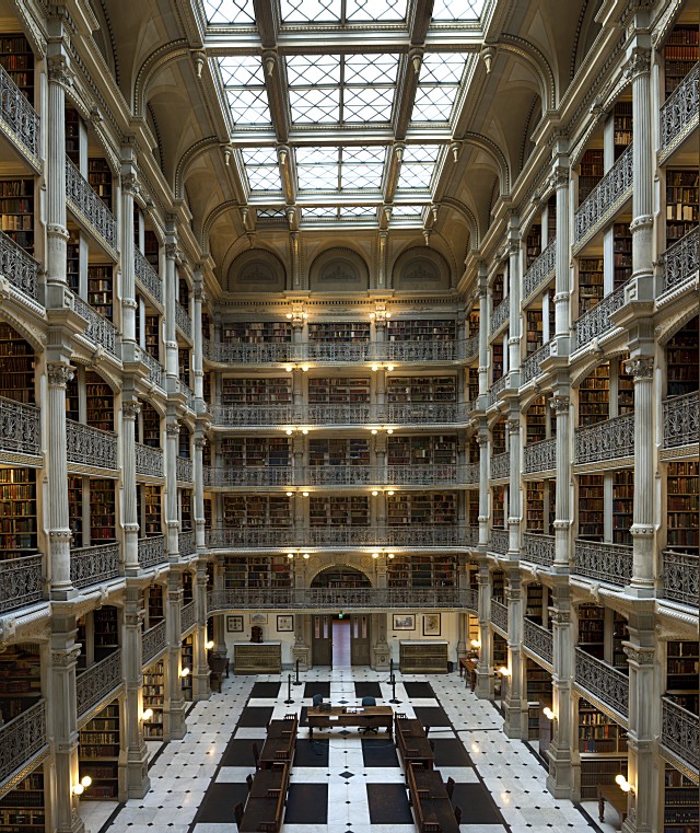 George Peabody Library, Johns Hopkins University, Baltimore (Johns Hopkins University)