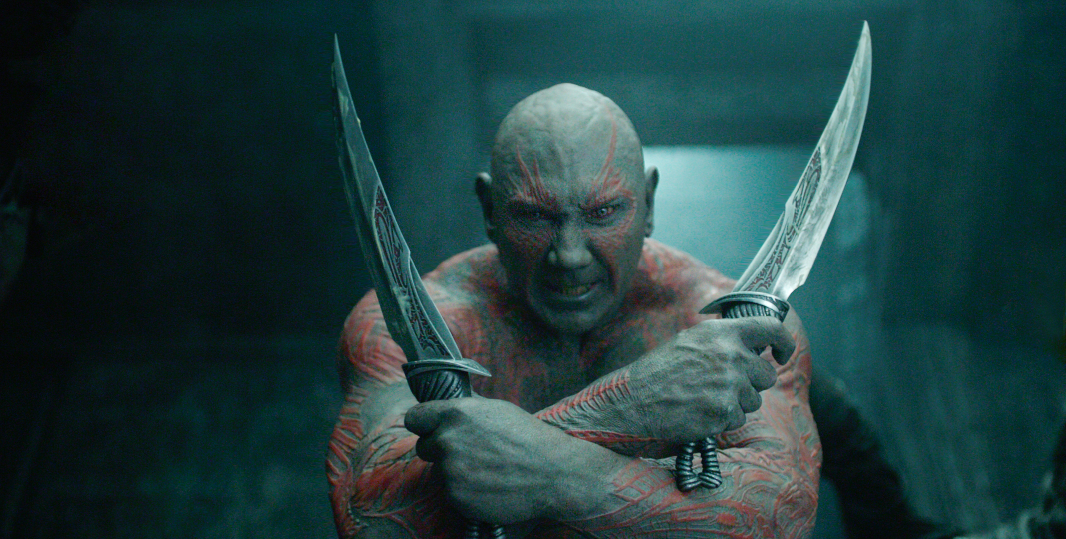 Marvel's Guardians Of The GalaxyDrax the Destroyer (Dave Bautista)Ph: Film Frame©Marvel 2014