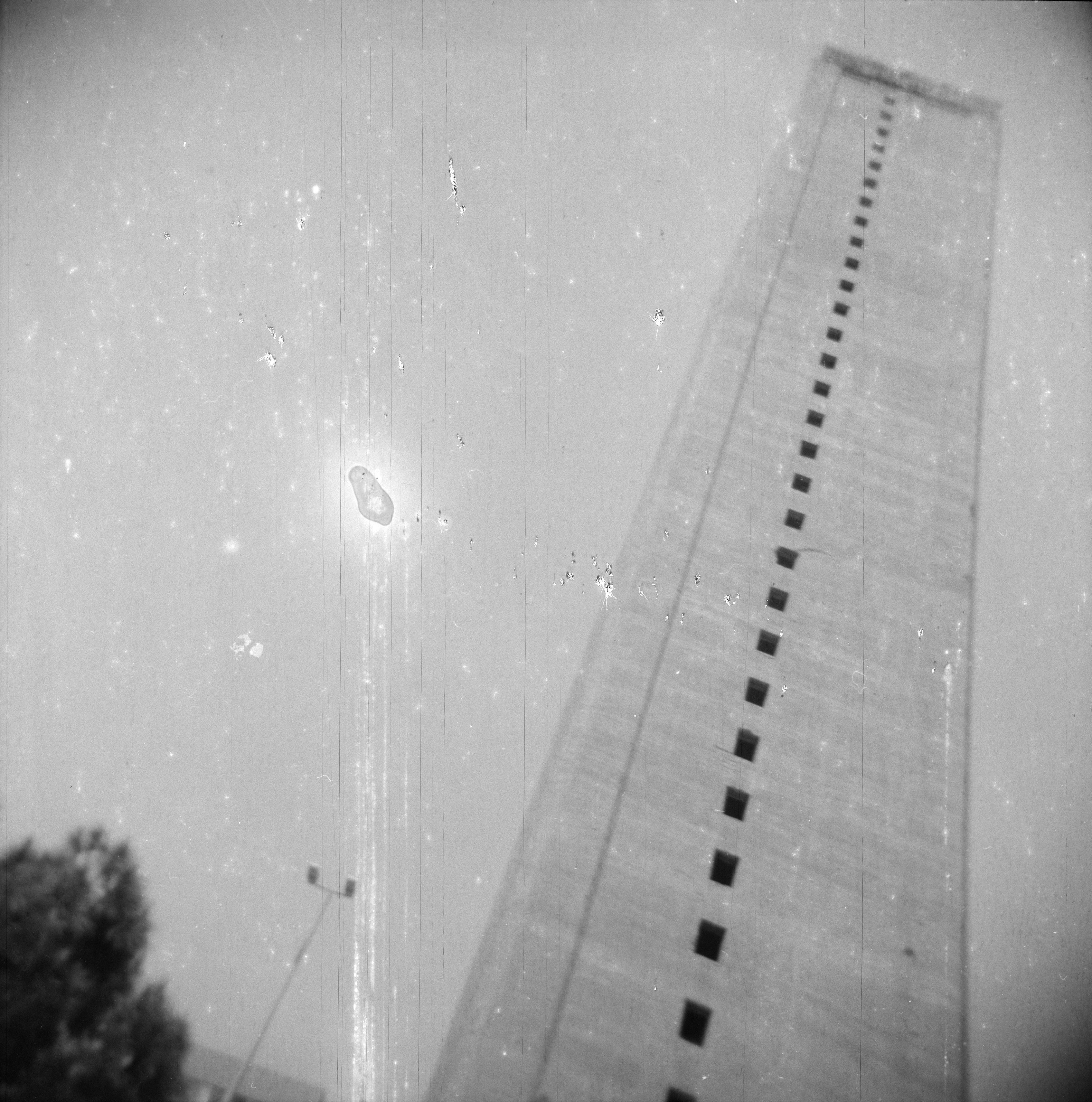 Ziad Antar,  Murr Tower, Wadi Abu Jmil, Built In 1973,  from the “Expired” series in 2009.