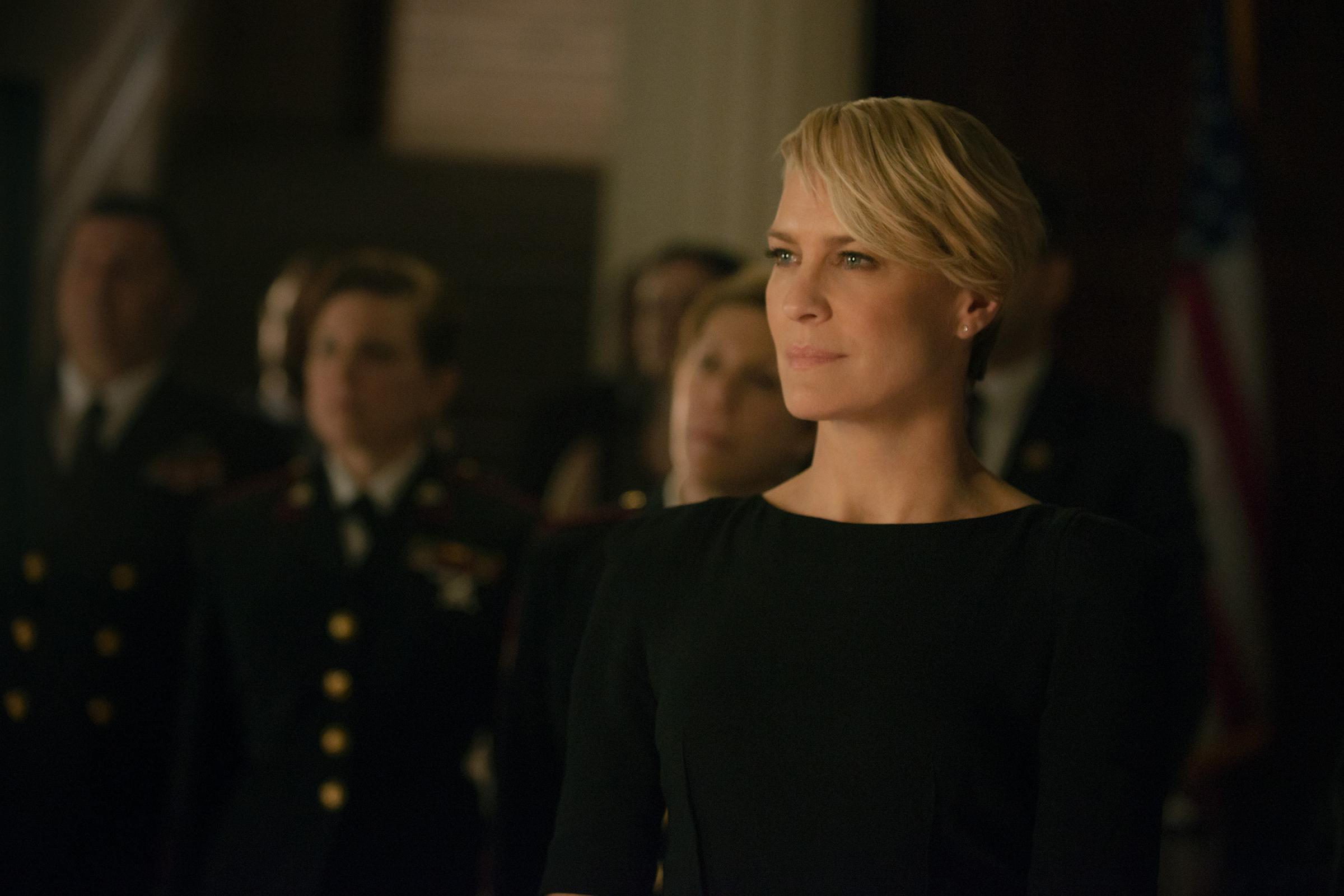 Robin Wright in season 2 of Netflix's "House of Cards." Photo credit: Nathaniel Bell for Netflix.