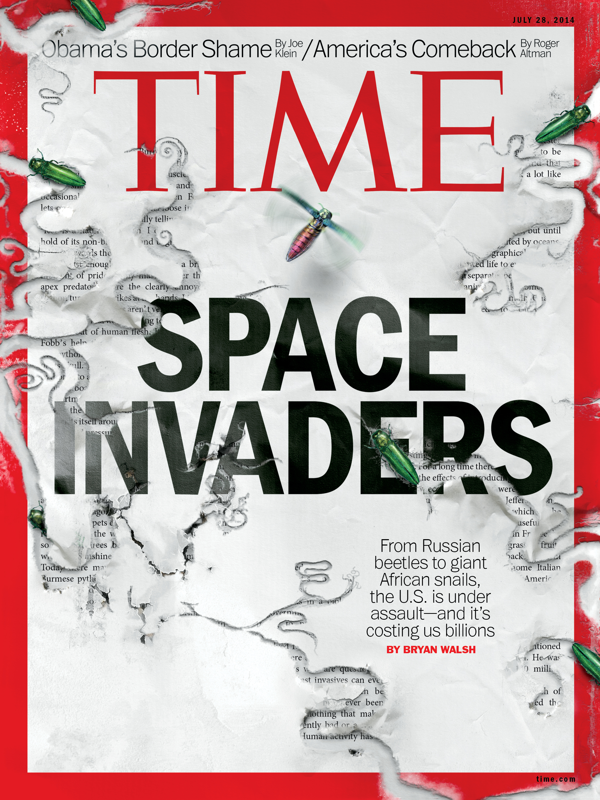 Space Invaders Time Magazine Cover