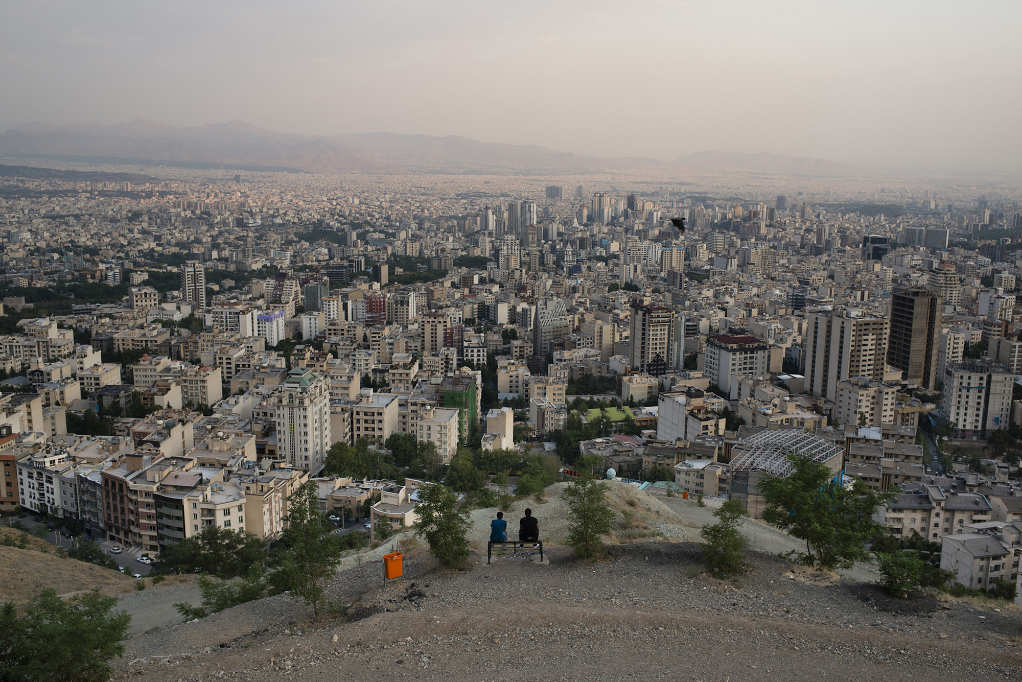 An overview of Tehran, July 7.