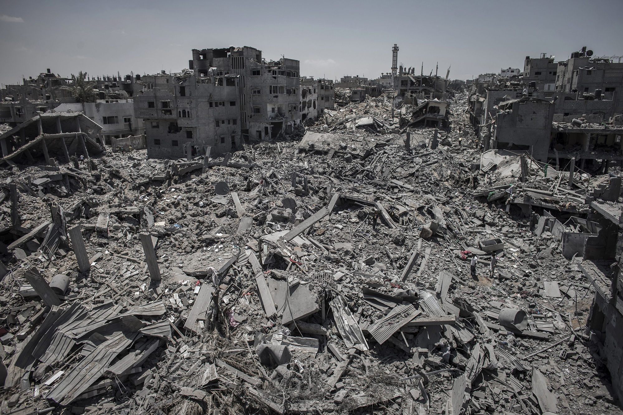 Destruction in Gaza City