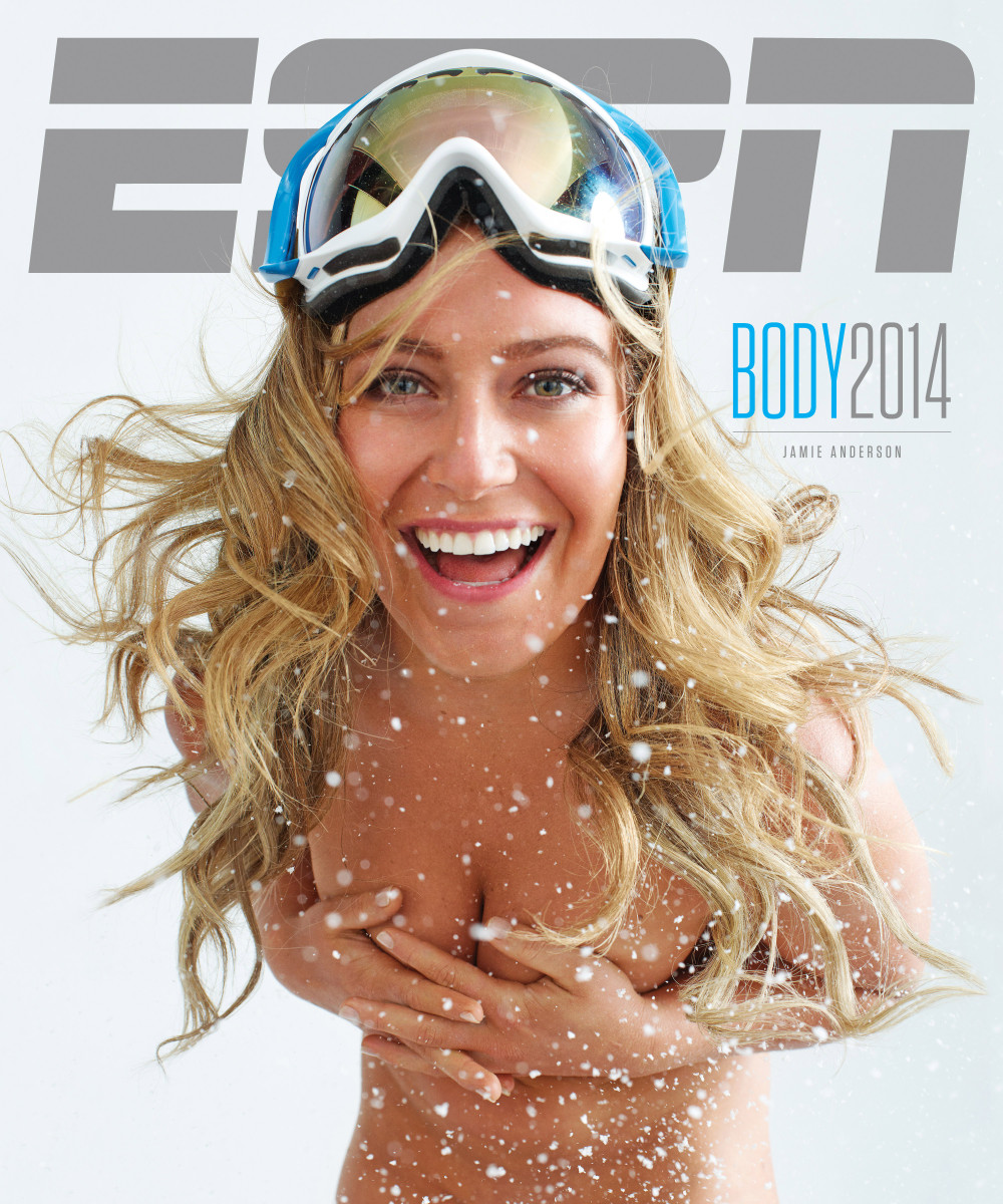 Jamie Anderson on the cover of ESPN the Magazine's 2014 Body Issue (ESPN the Magazine)