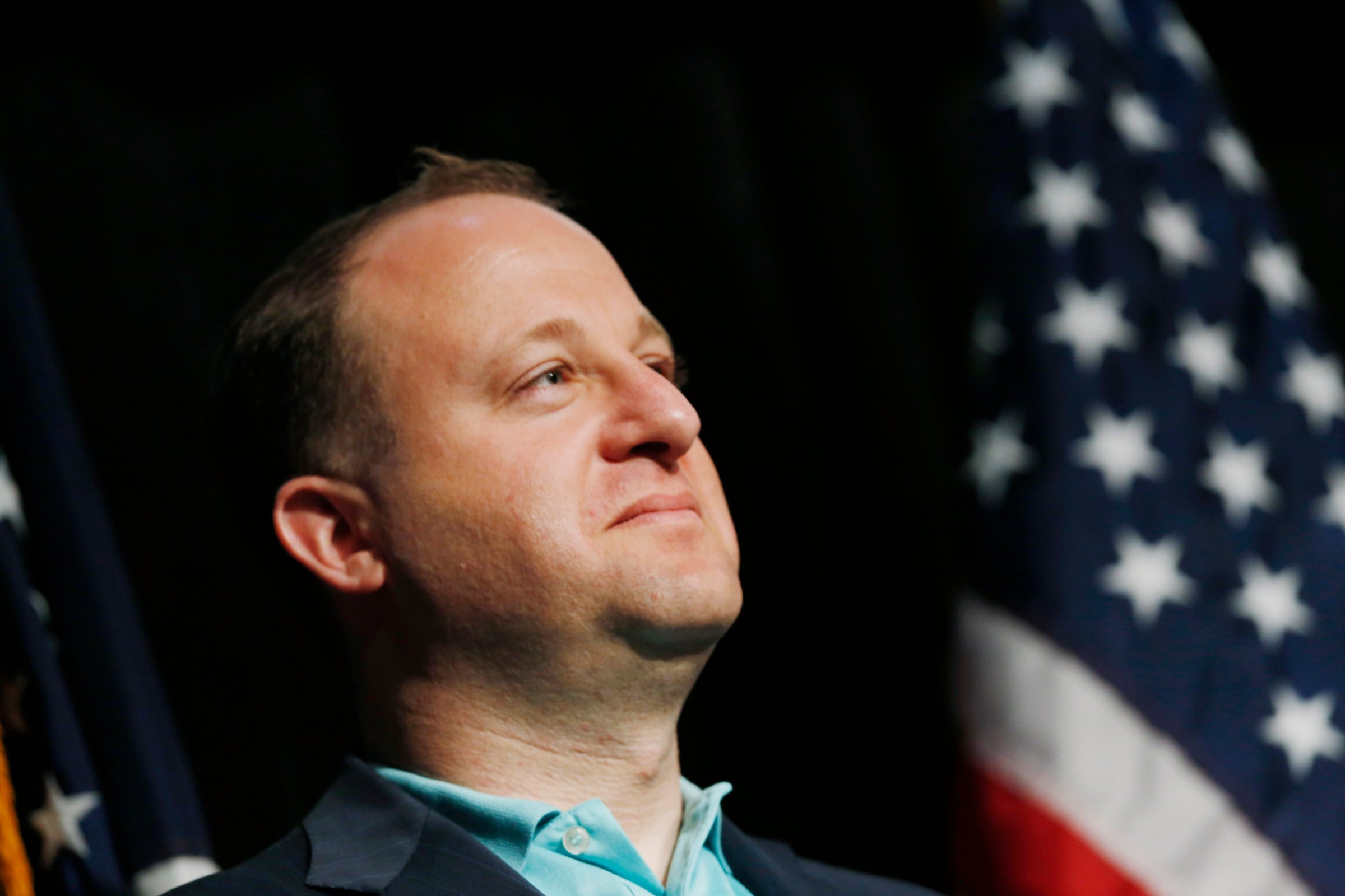 U.S. Representative Jared Polis during the Colorado Democratic Party's State Assembly in Denver on April 12, 2014.
