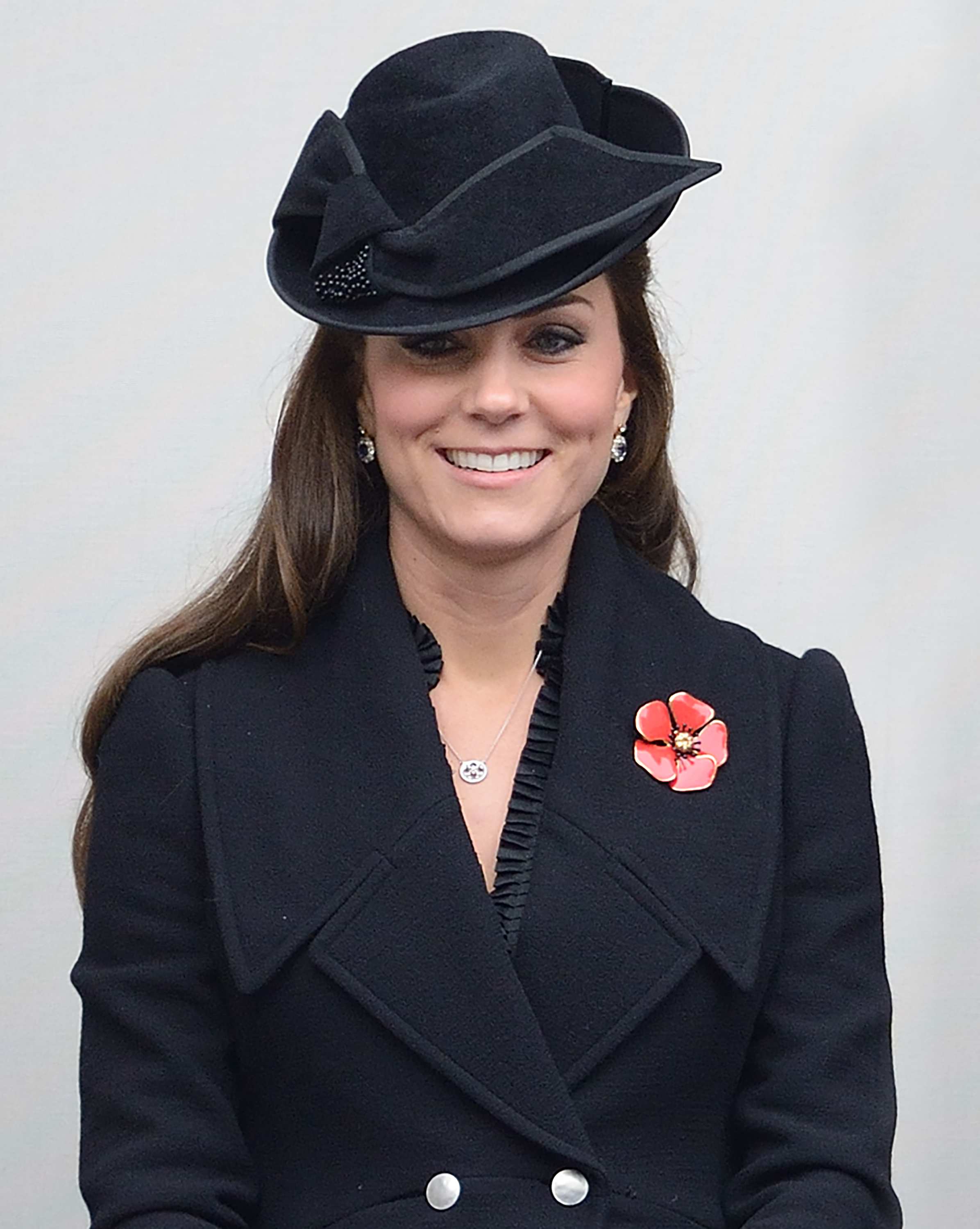 Catherine, Duchess of Cambridge attends The Remembrance Sunday Service at The Cenotaph, London on Nov. 9, 2014.