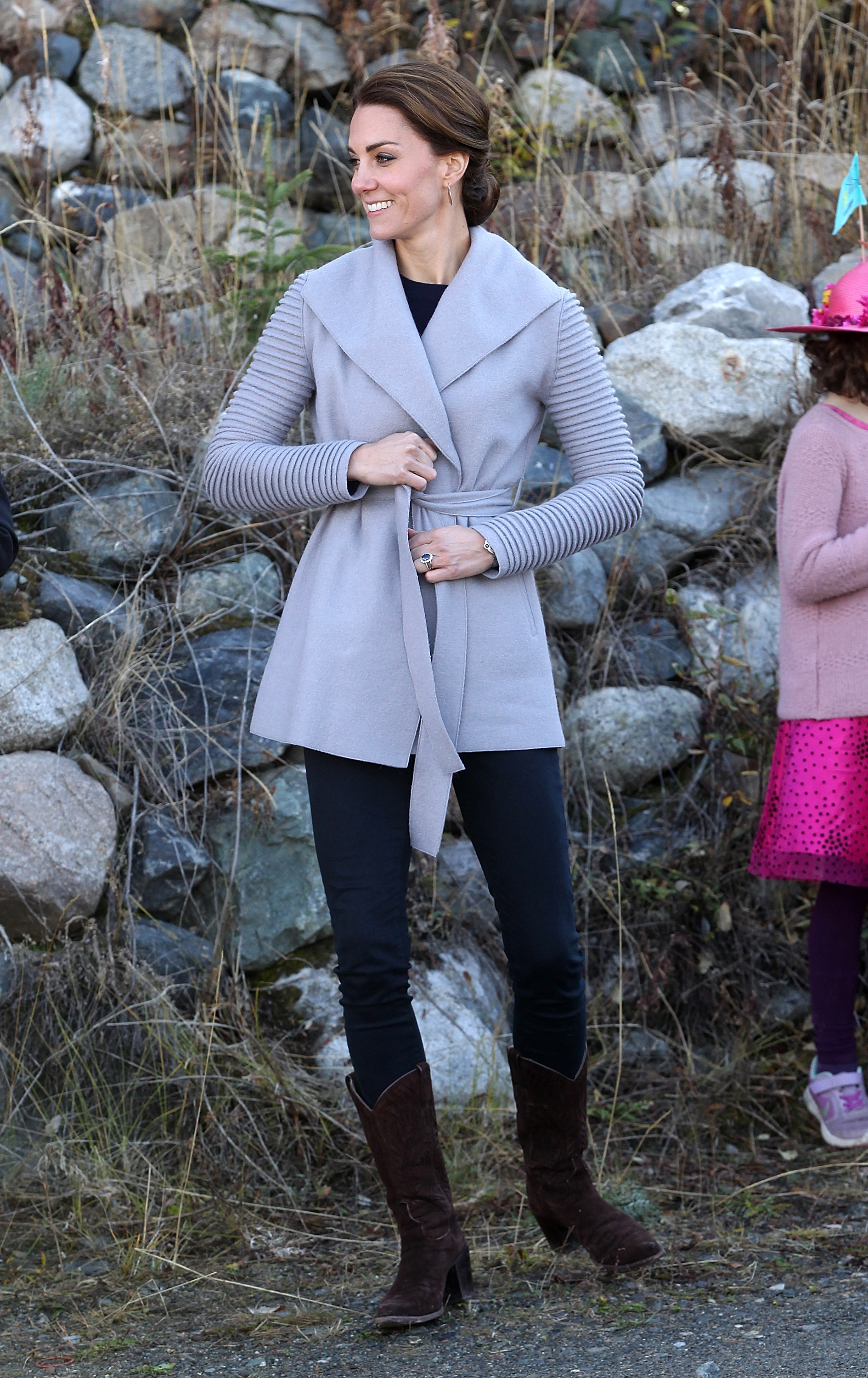 Catherine, Duchess of Cambridge, visits Carcross during the Royal Tour of Canada on Sept. 28, 2016.