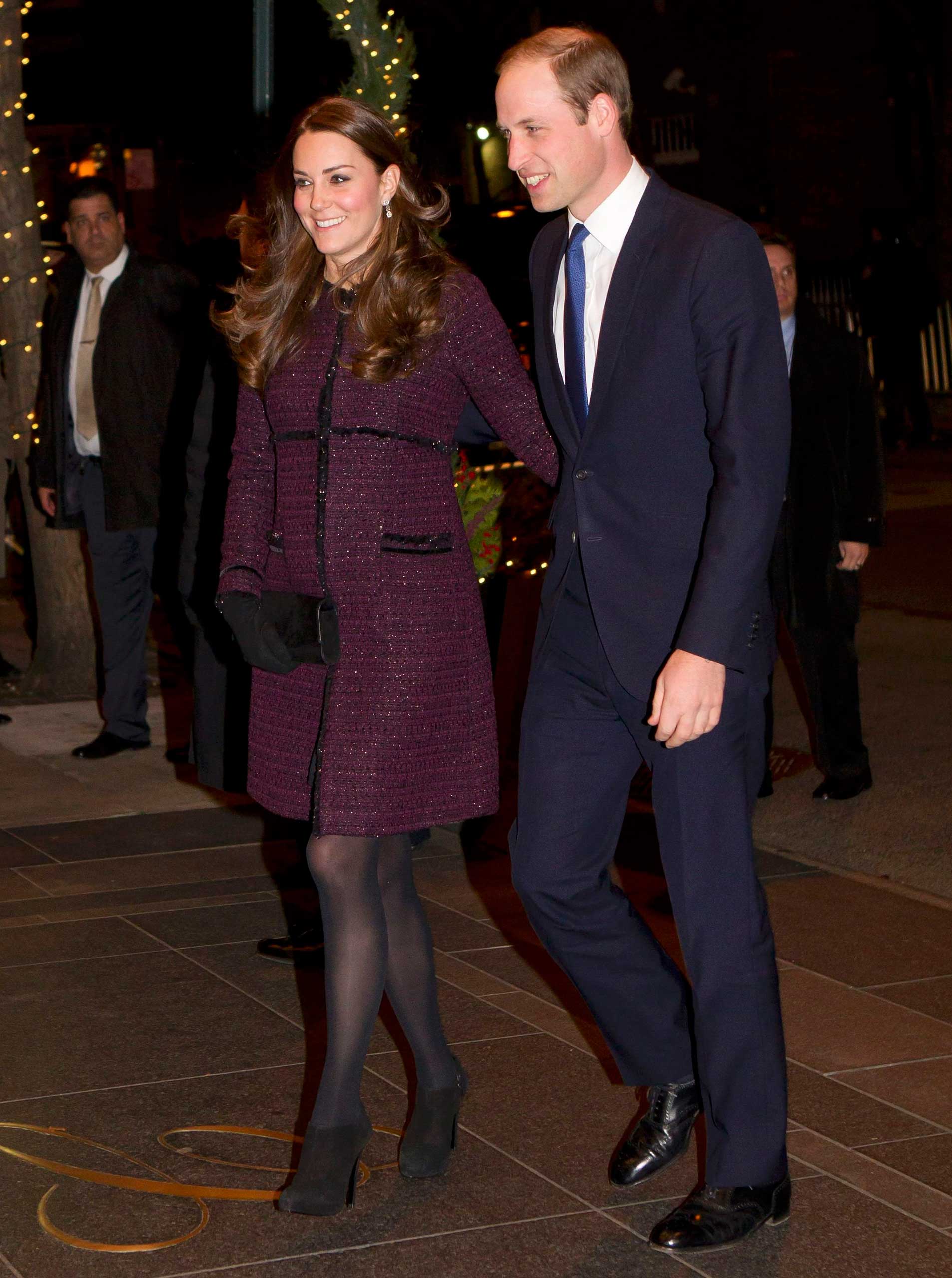 Catherine, Duchess of Cambridge arrives at the Carlyle hotel in New York on Dec. 7, 2014.