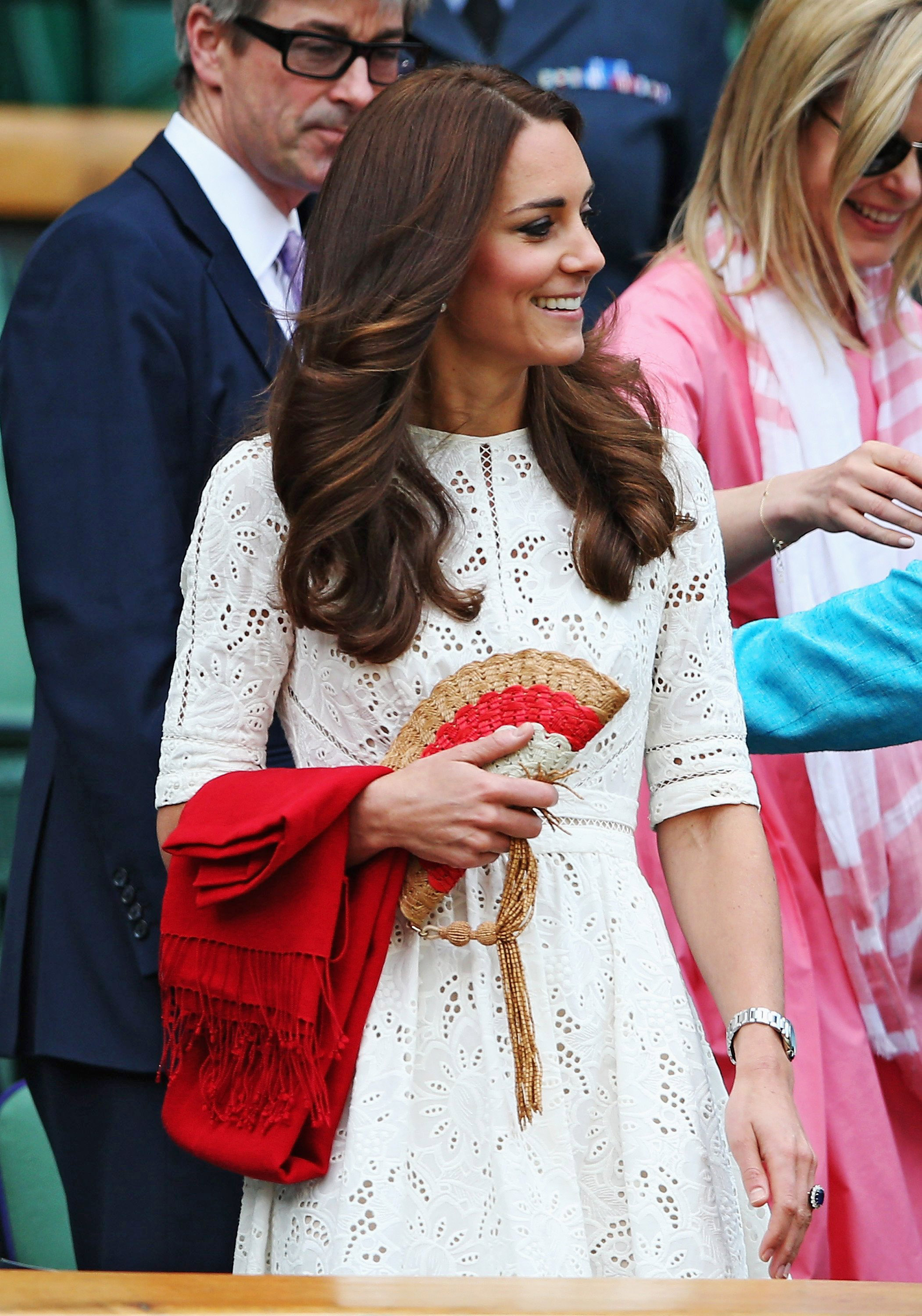 Catherine, Duchess of Cambridge attends day nine of the Wimbledon Lawn Tennis Championships at the All England Lawn Tennis and Croquet Club at Wimbledon on July 2, 2014 in London.
