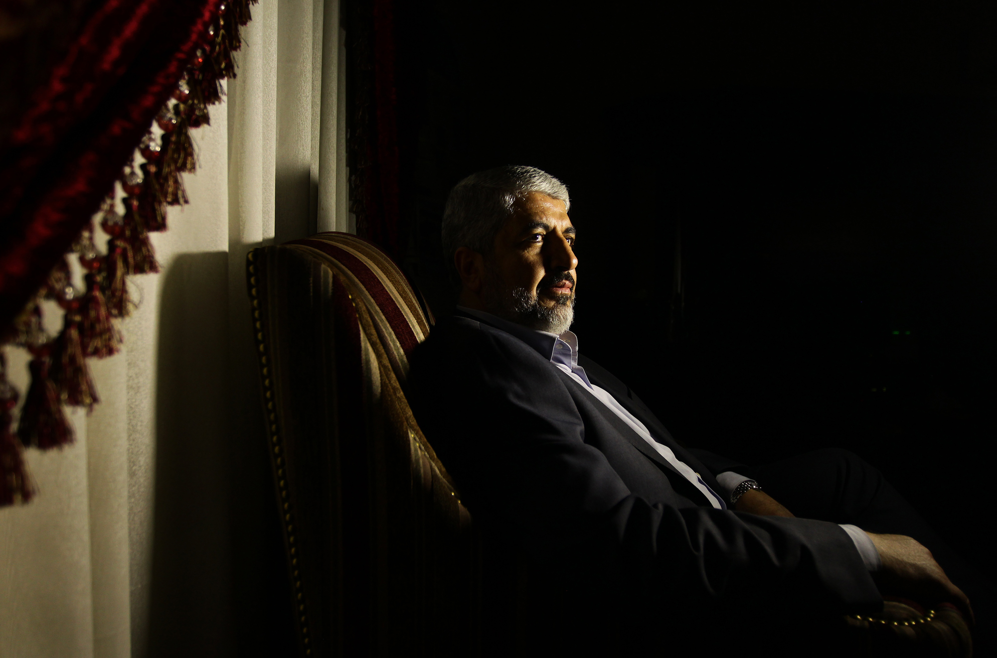 Khaled Mashaal in Doha, Qatar in 2013. (Kate Geraghty—The Sydney Morning Herald/Fairfax Media/Getty Images)