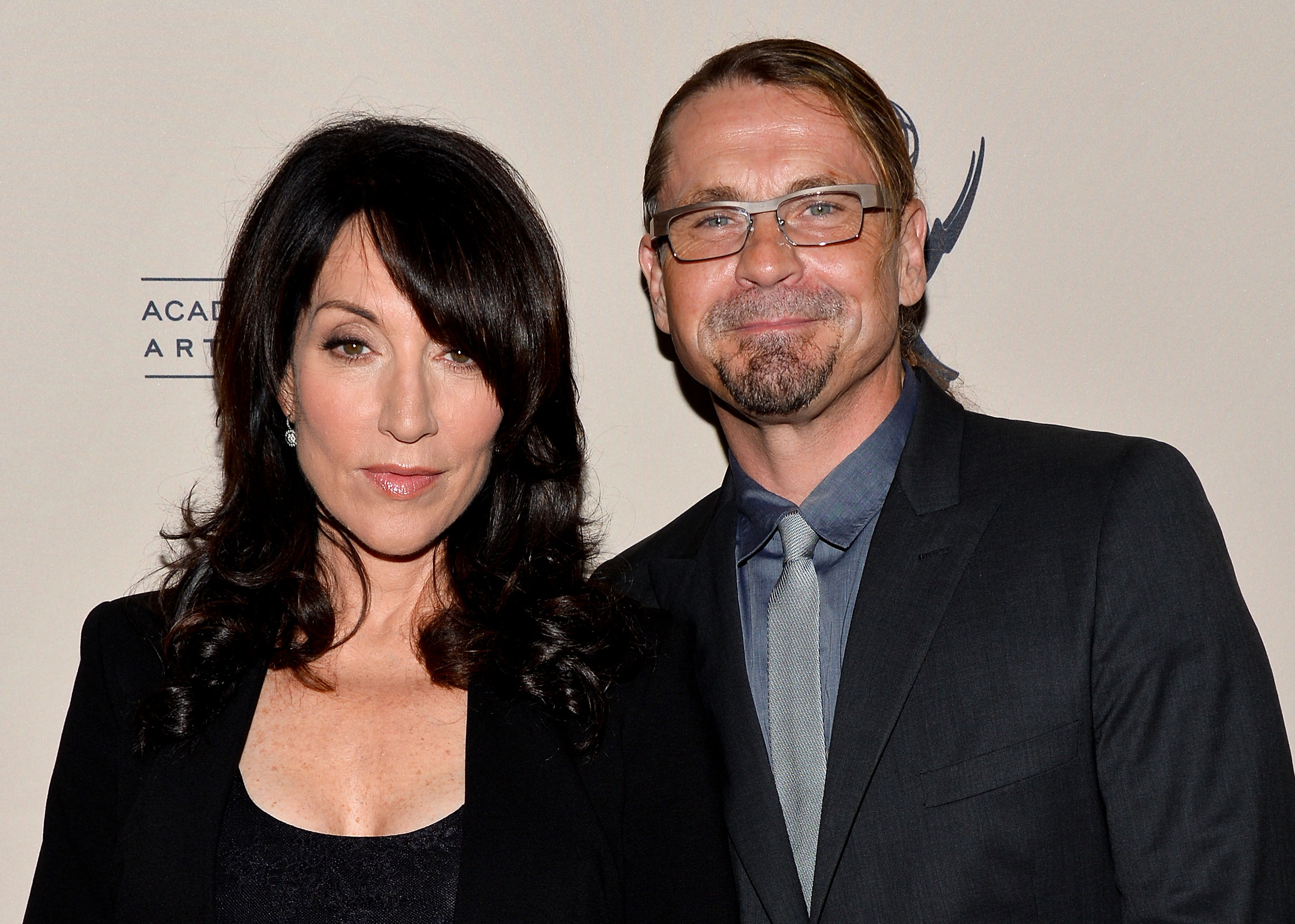 Katey Sagal and Kurt Sutter of "Sons of Anarchy"