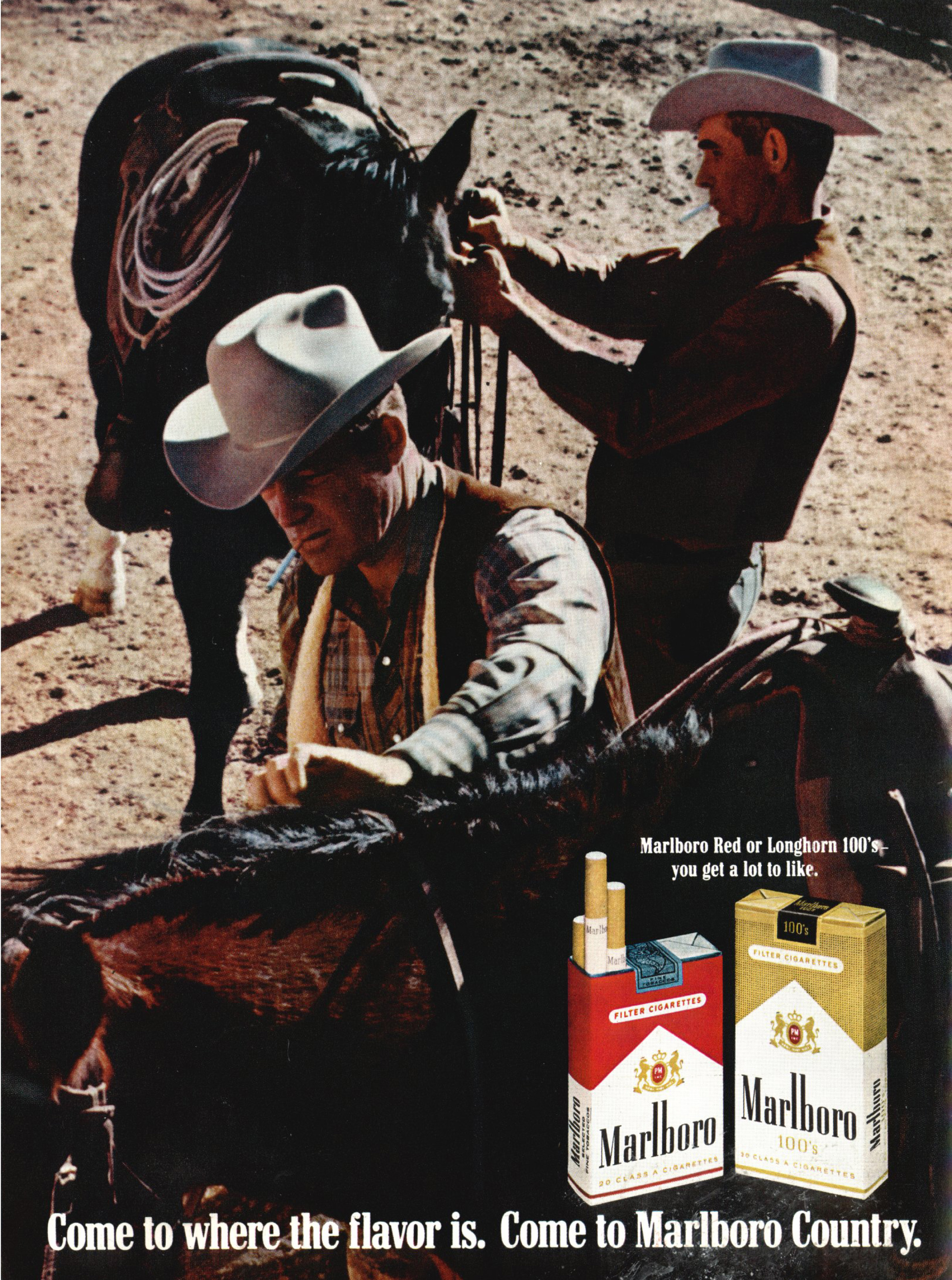 Marlboro's advertisement in the July 25, 1969 edition of Time Magazine.