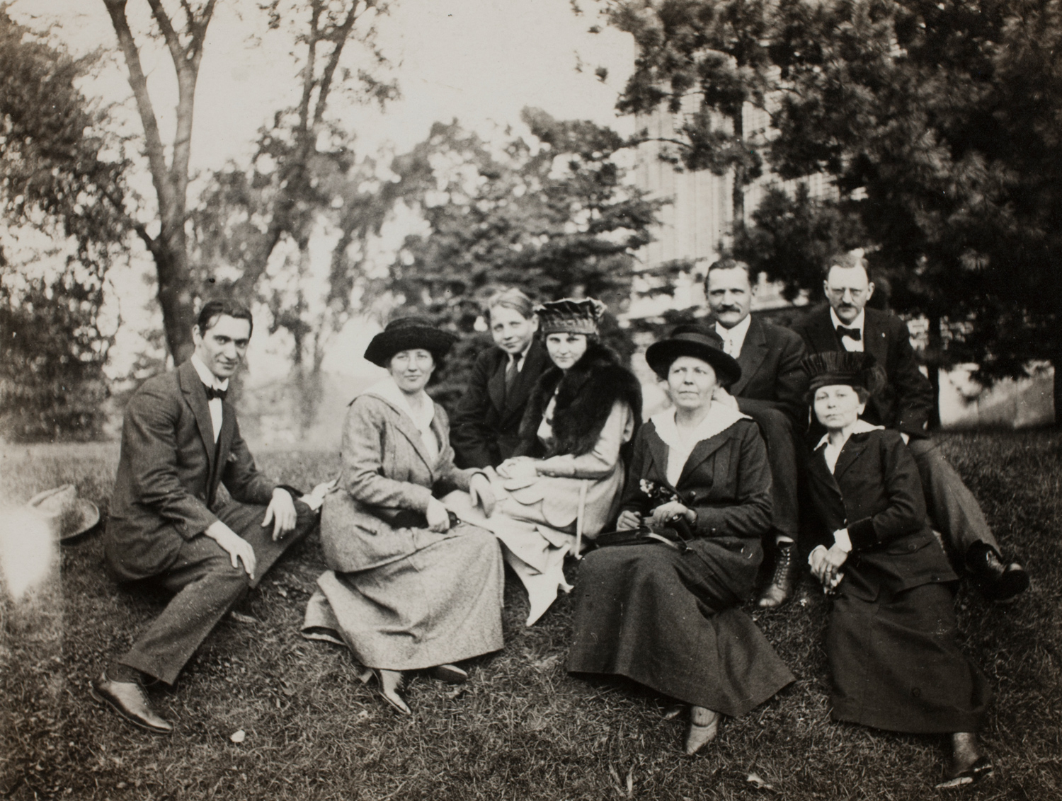 Nickolas Muray with family and friends, 1914
                              
                              
                              George Eastman House Collection, Gift of Mrs. Nickolas Muray; Nickolas Muray Photo Archives, courtesy of George Eastman House