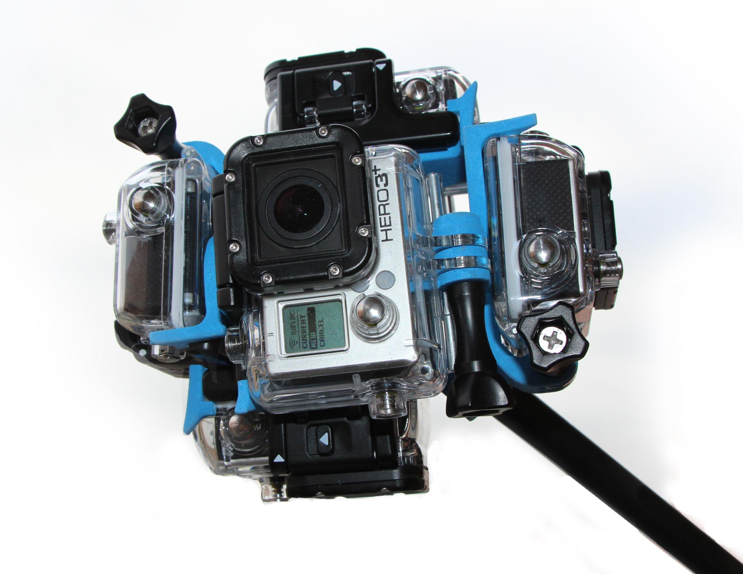 360Hero's forthcoming quick assembly scuba gear, with GoPro housing both the Hero3 and Hero3 Plus sytems