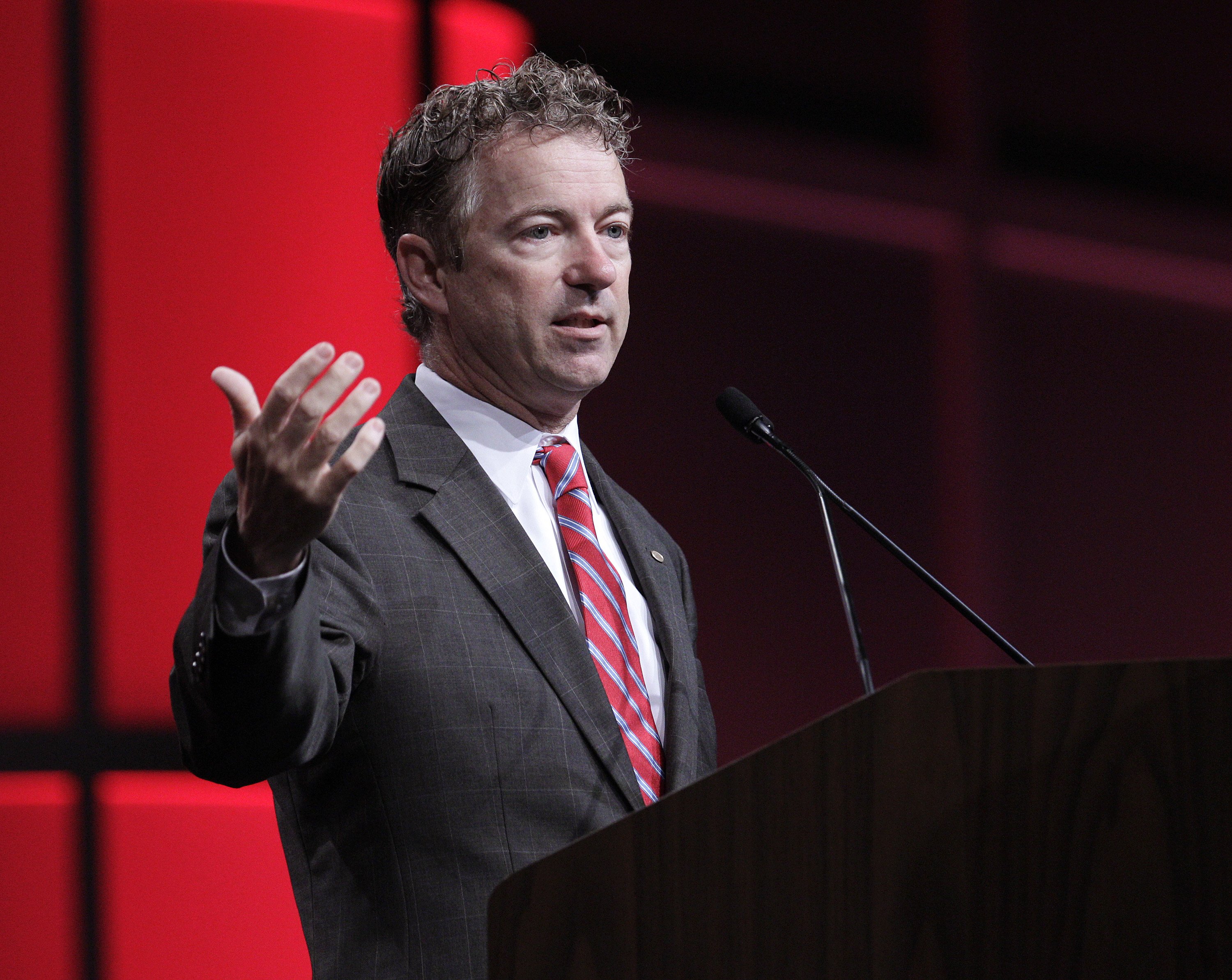 Senator Rand Paul (R-KY) speaks at the 2014 National Urban League Conference July 25, 2014 in Cincinnati, Ohio. (Jay LaPrete—Getty Images)