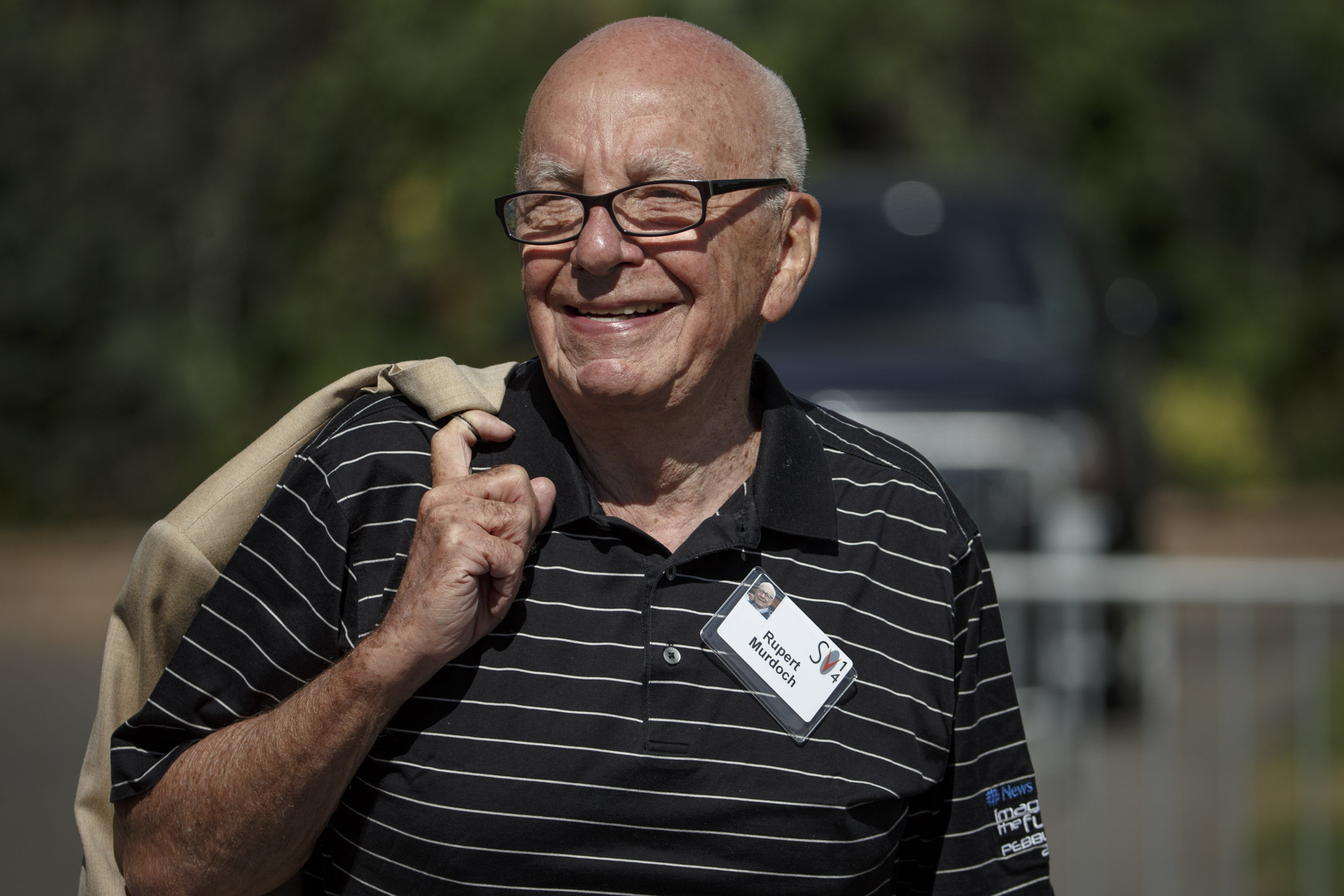 Rupert Murdoch, Executive Chairman of News Corp. and Chairman and CEO of 21st Century Fox, attends the Allen & Co. 32nd annual Media and Technology Conference, in Sun Valley, Idaho, July 10, 2014.
