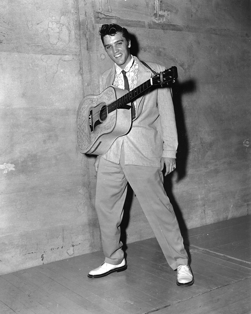 Elvis Presley Overton Park Shell Aug.5, 1955  Bob Neal promoter, Johnny Cash was the headliner
