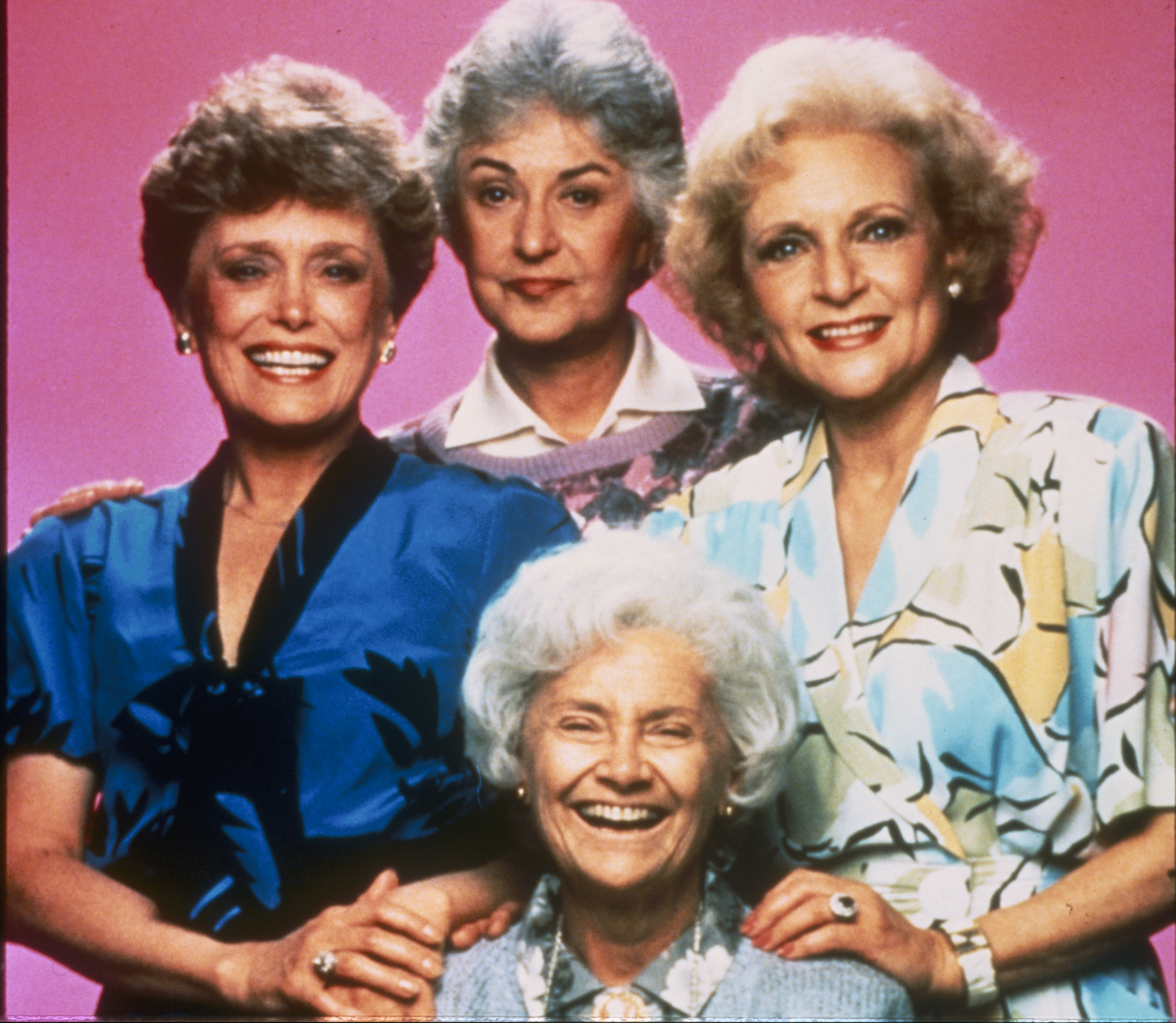 Bea Arthur, Betty White, Rue McClanahan and Estelle Getty in "Golden Girls." (ABC Photo Archives/Getty Images)