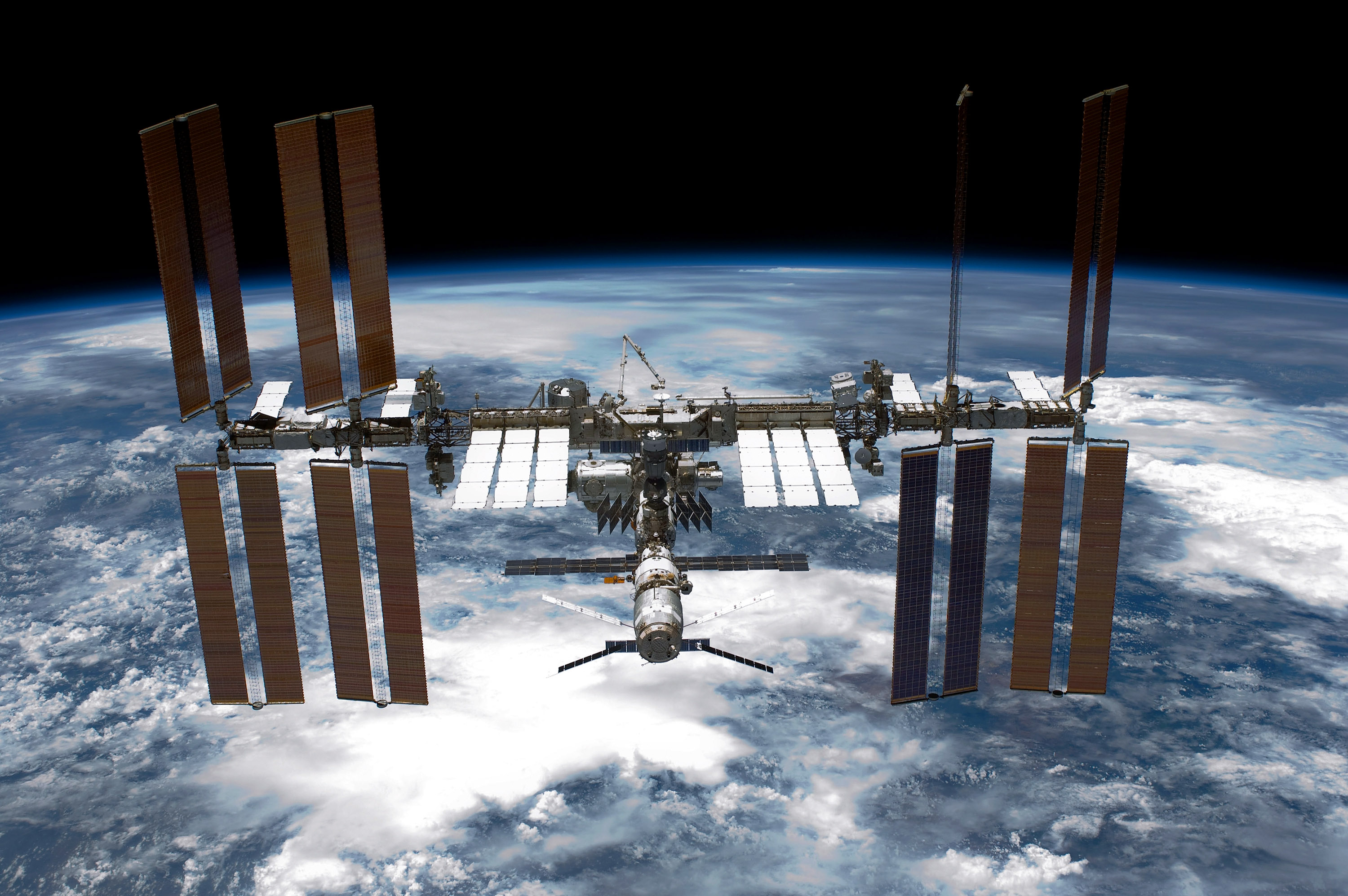 The space station as photographed by the shuttle Endeavour (NASA; Getty Images)