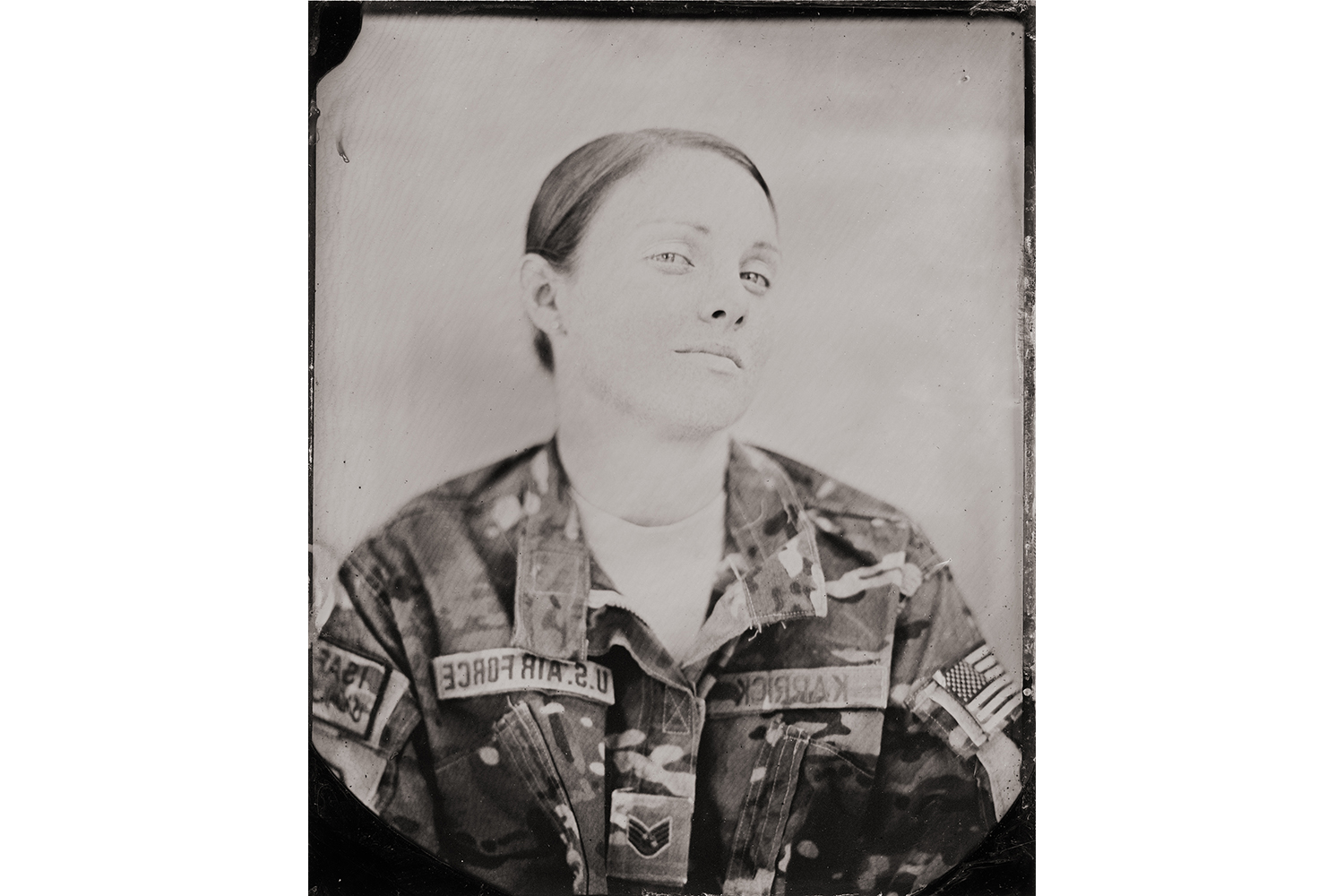 Ed Drew’s tintype series of US soldiers