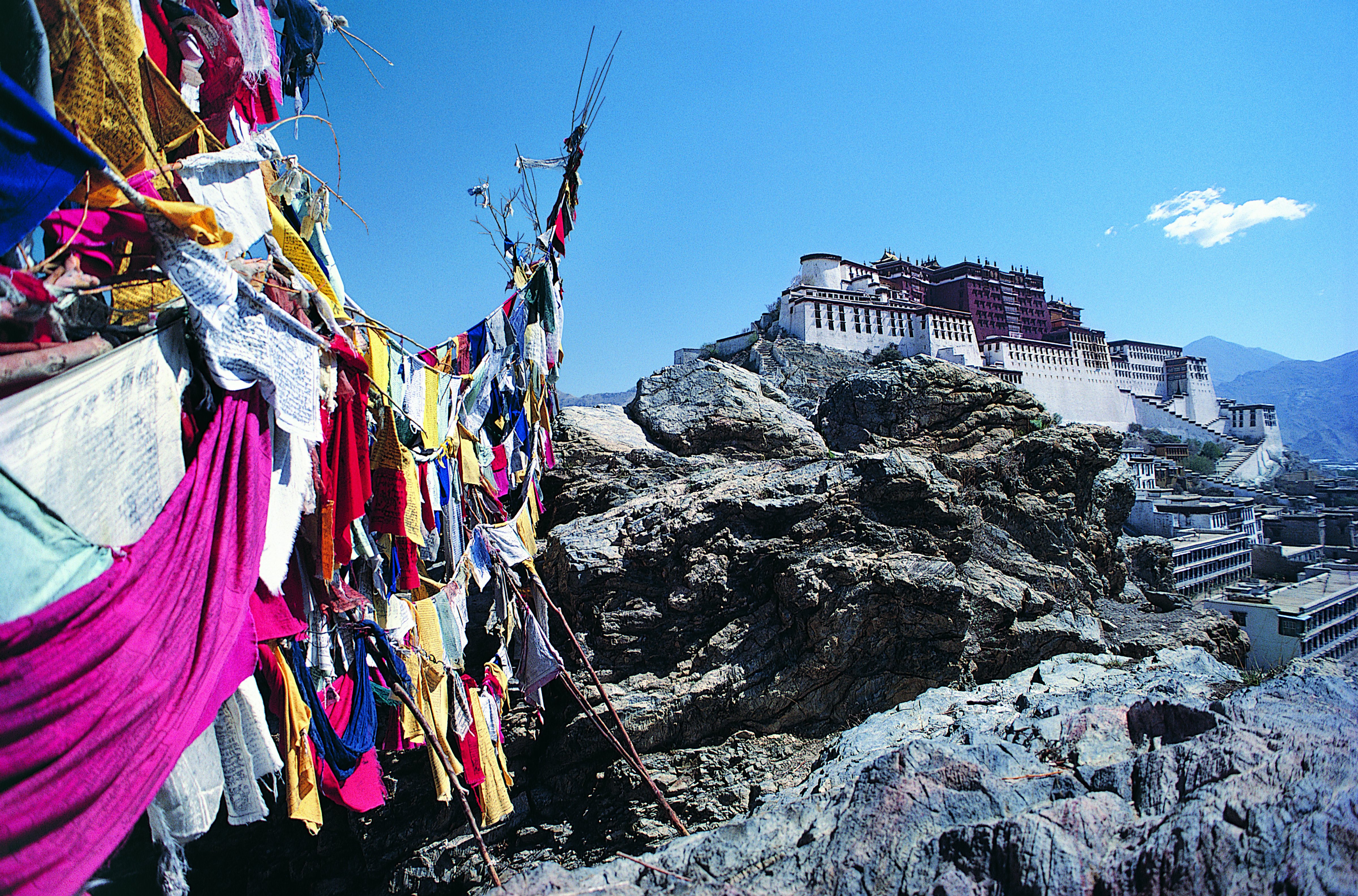The Potala Palace in Lhasa, Tibet. (Dave Bartruff&mdash;Getty Images)