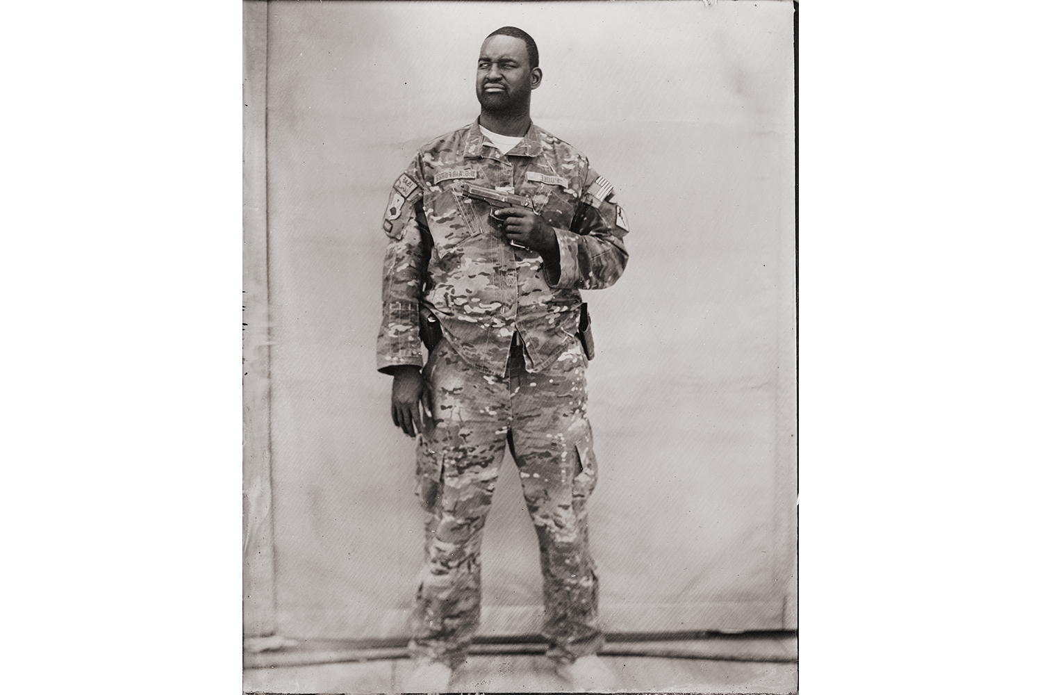 Ed Drew’s tintype series of US soldiers
