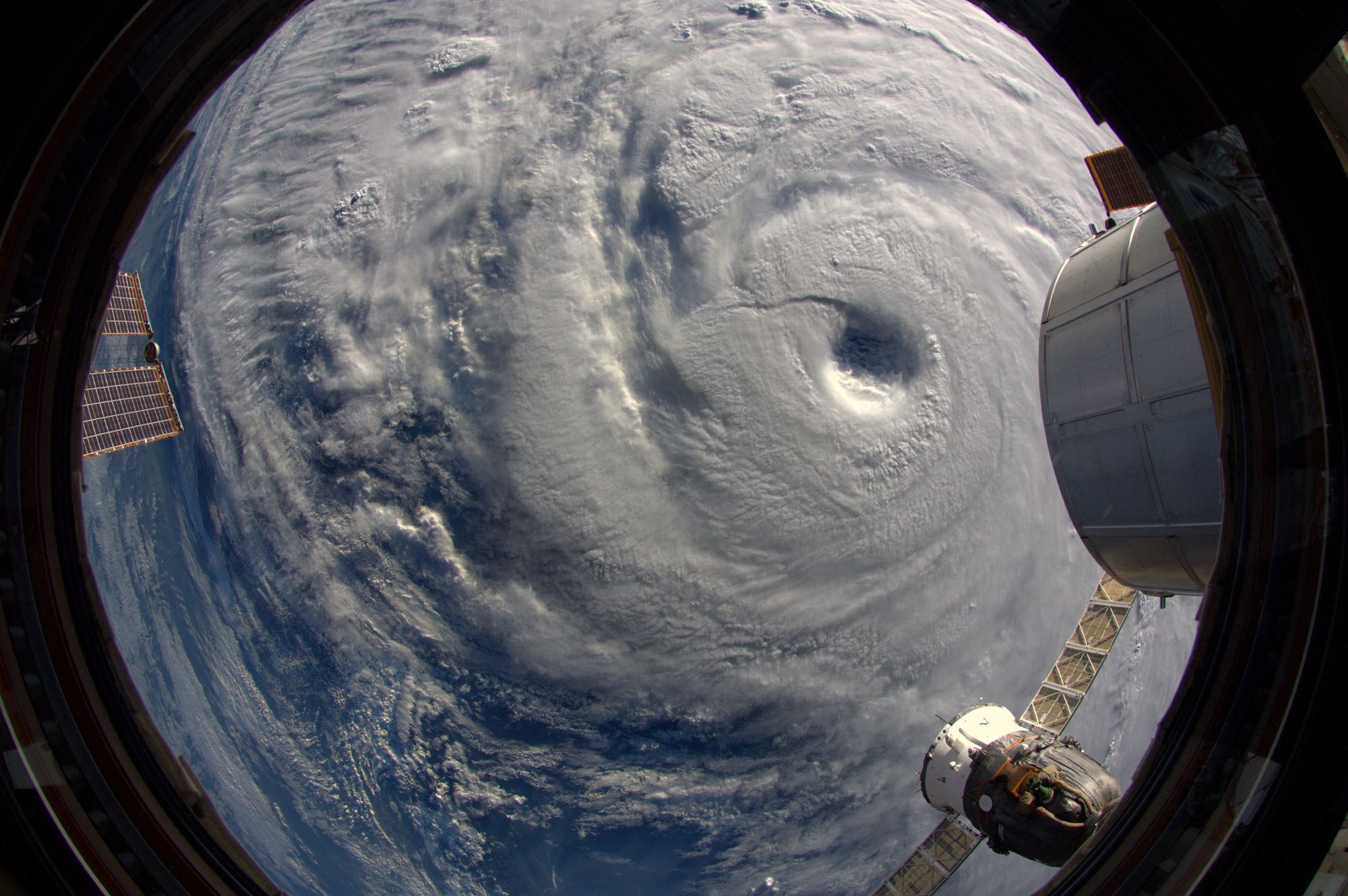 Supertyphoon Neoguri seen from space, July 7, 2014.