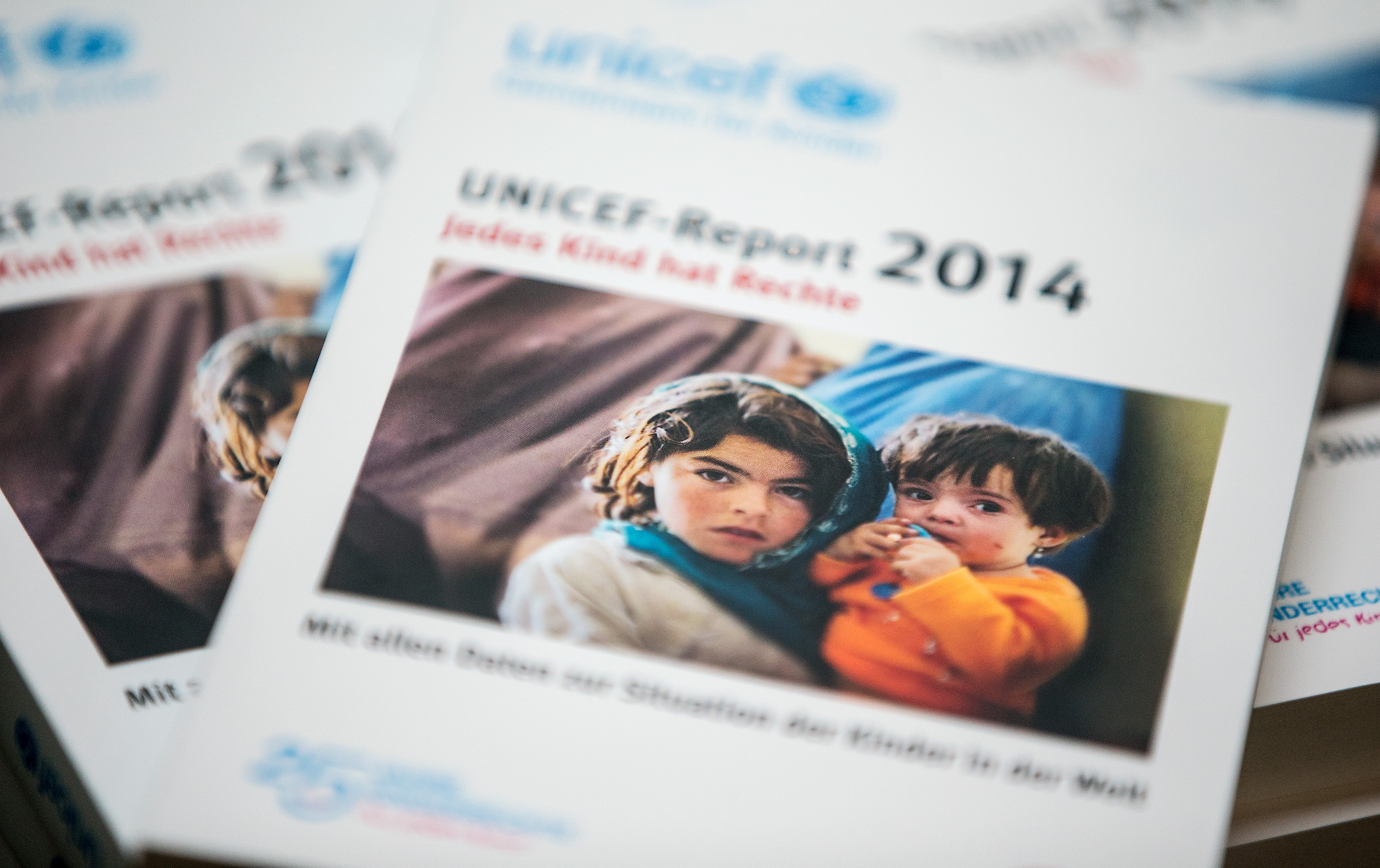 UNICEF's 2014 Report (Hannibal Hanschke—picture-alliance/dpa/AP Images)