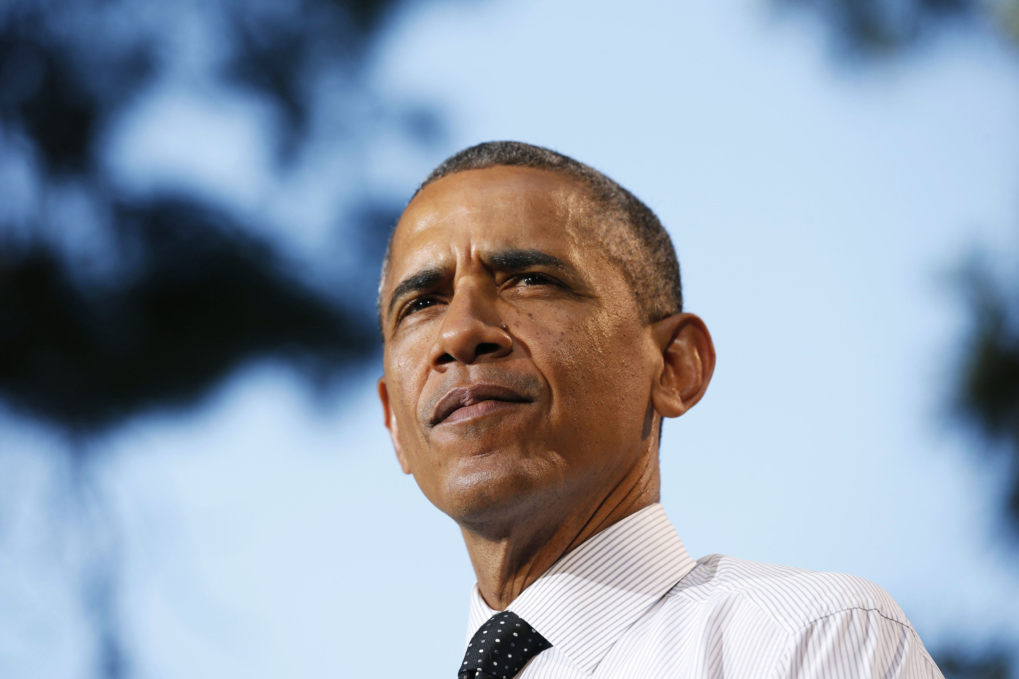 U.S. President Barack Obama speaks about the economy in Denver on July 9, 2014. (Kevin Lamarque—Reuters)