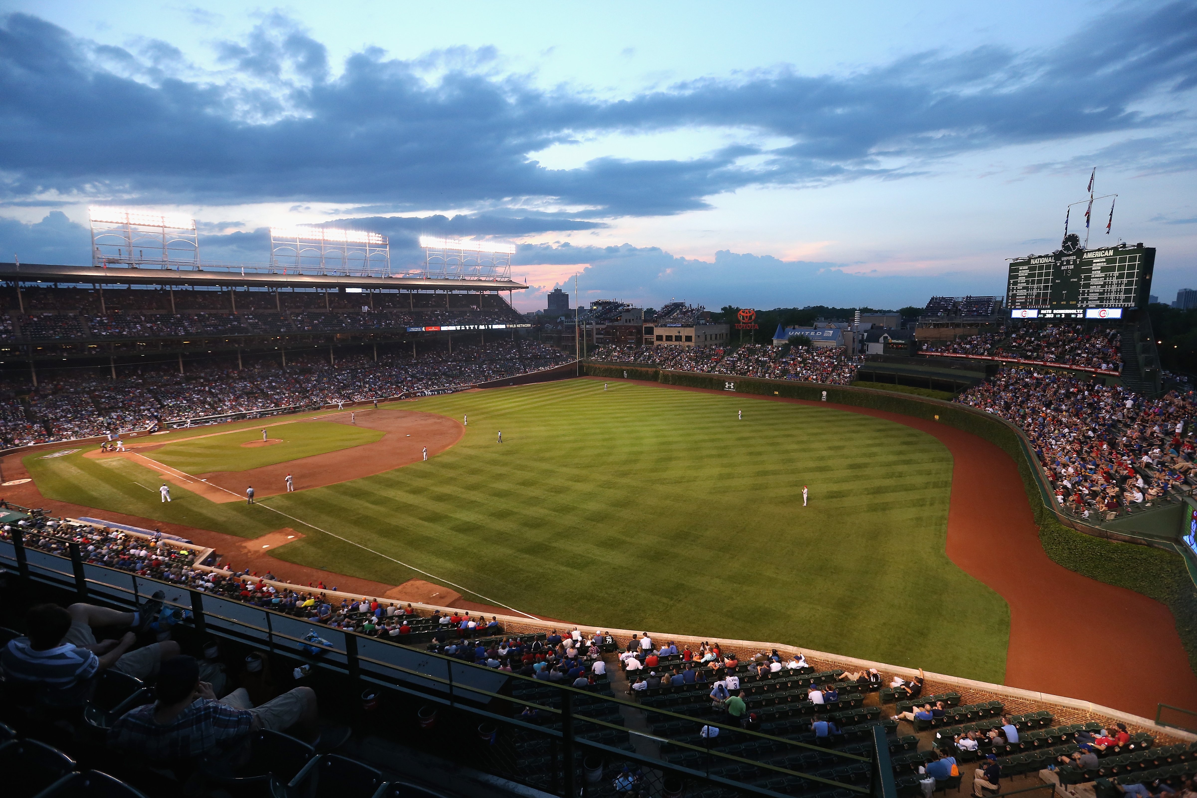 Chicago's landmarks commission unanimously approved a multimillion-dollar renovation  July 10 of Wrigley Field, home of baseball's Chicago Cubs. (Jonathan Daniel—Getty Images)