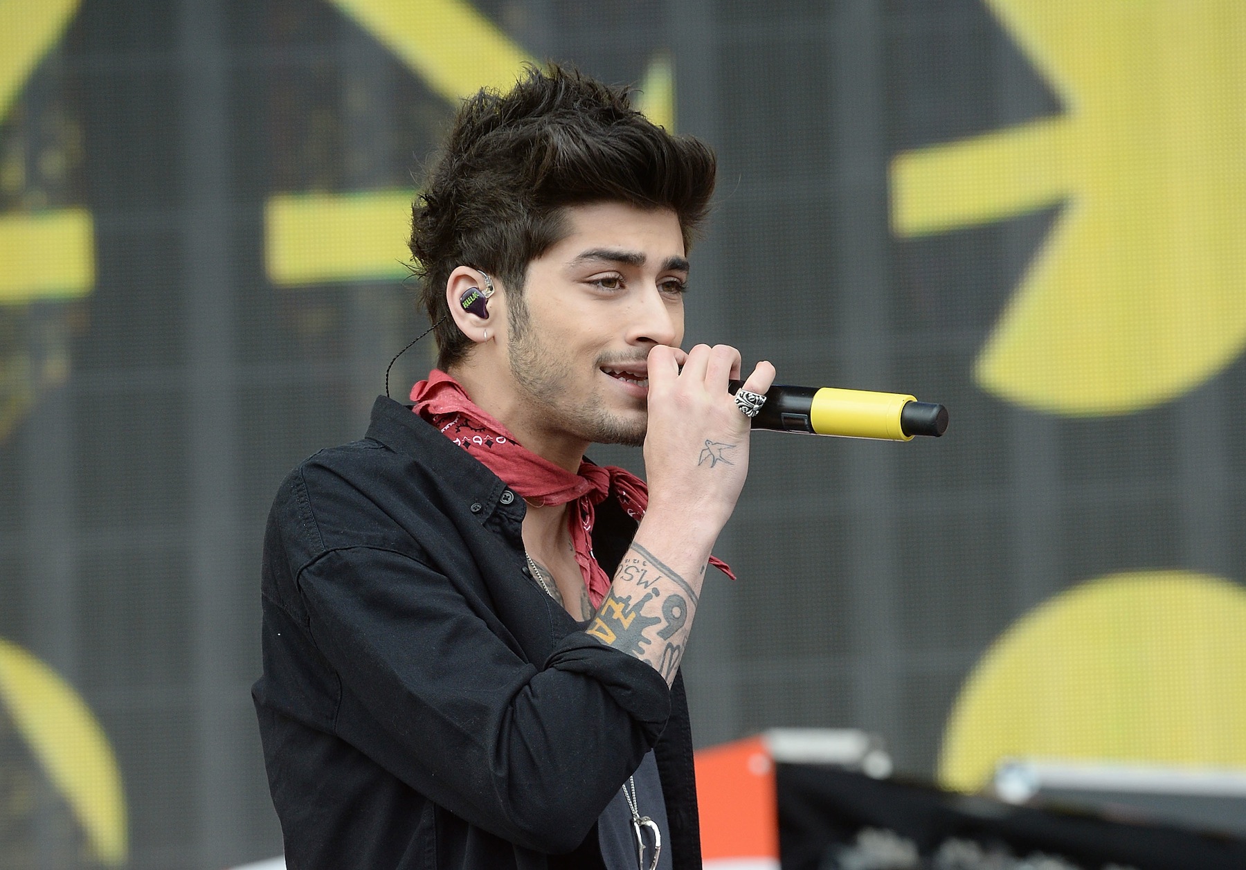 Zayn Malik of One Direction performs at on May 24, 2014 in Glasgow, Scotland. (Dave J Hogan—Getty Images)