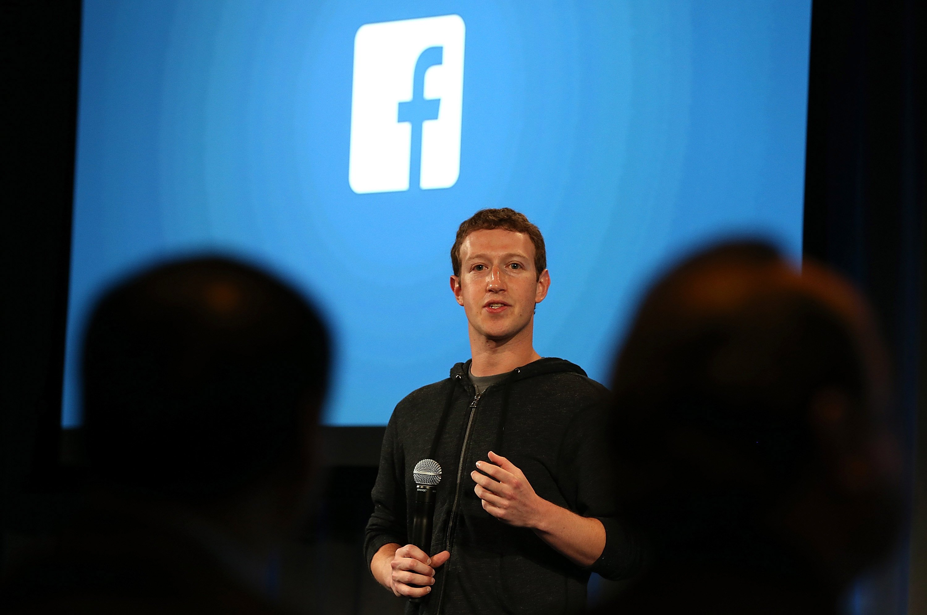 Facebook CEO Mark Zuckerberg speaks during an event at Facebook headquarters on April 4, 2013 in Menlo Park, California (Justin Sullivan—Getty Images)