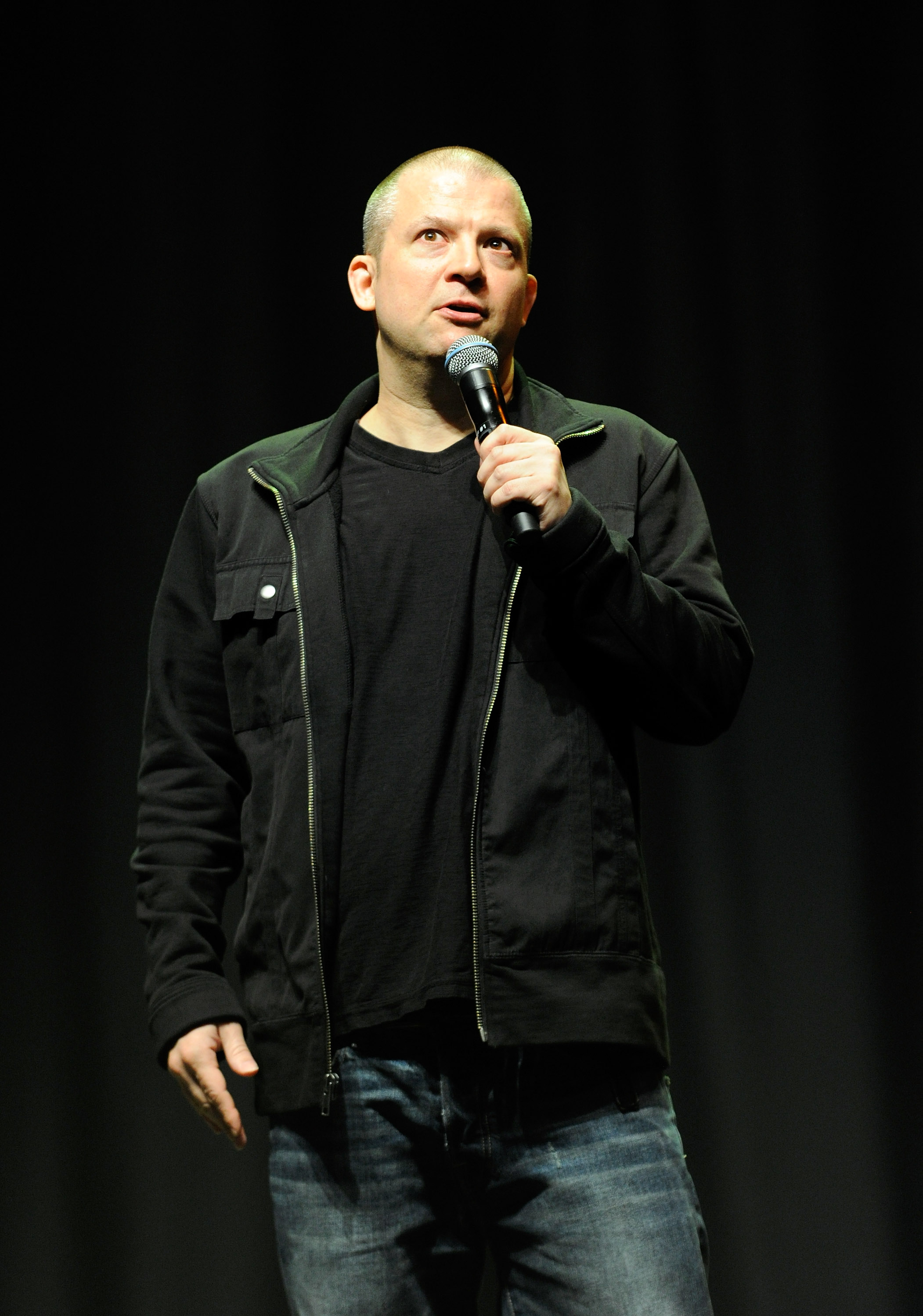 Comedian Jim Norton performs during <i>The Anti-Social Network</i> comedy show at the Palms Casino Resort in Las Vegas on July 3, 2011 (Ethan Miller&mdash;Getty Images)