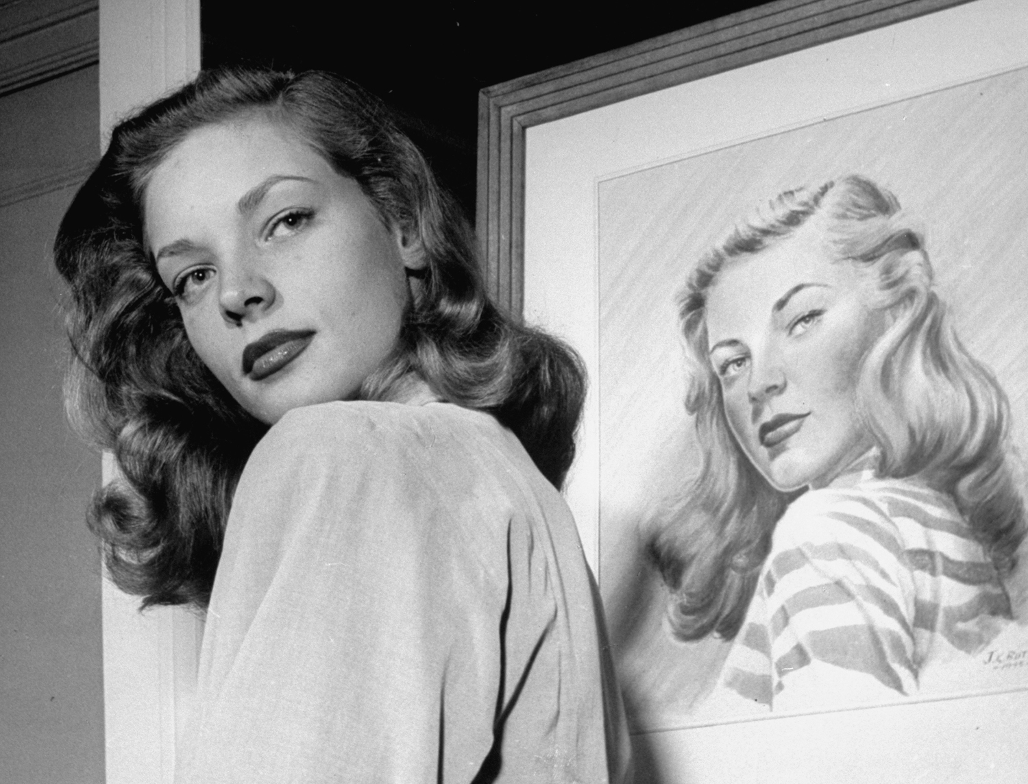Lauren Bacall, New York City, 1945.