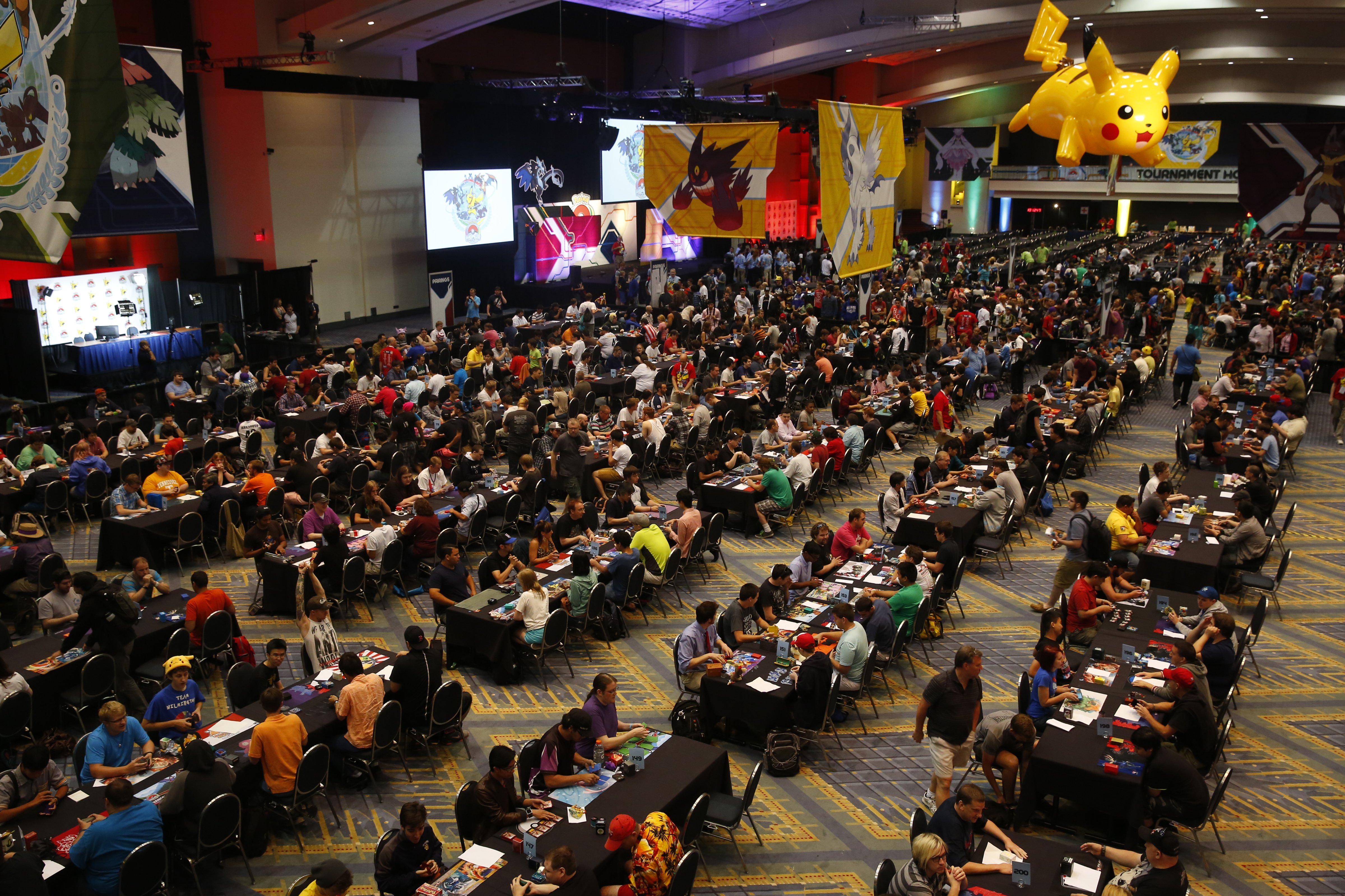 Players at the 2014 Pokémon World Championships in Washington, D.C. (Aaron P. Bernstein—Pokémon Company International)